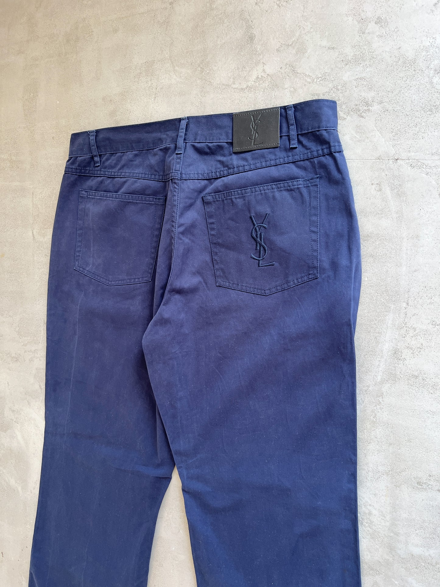 NAVY YSL PANTS - 2000S - M/S