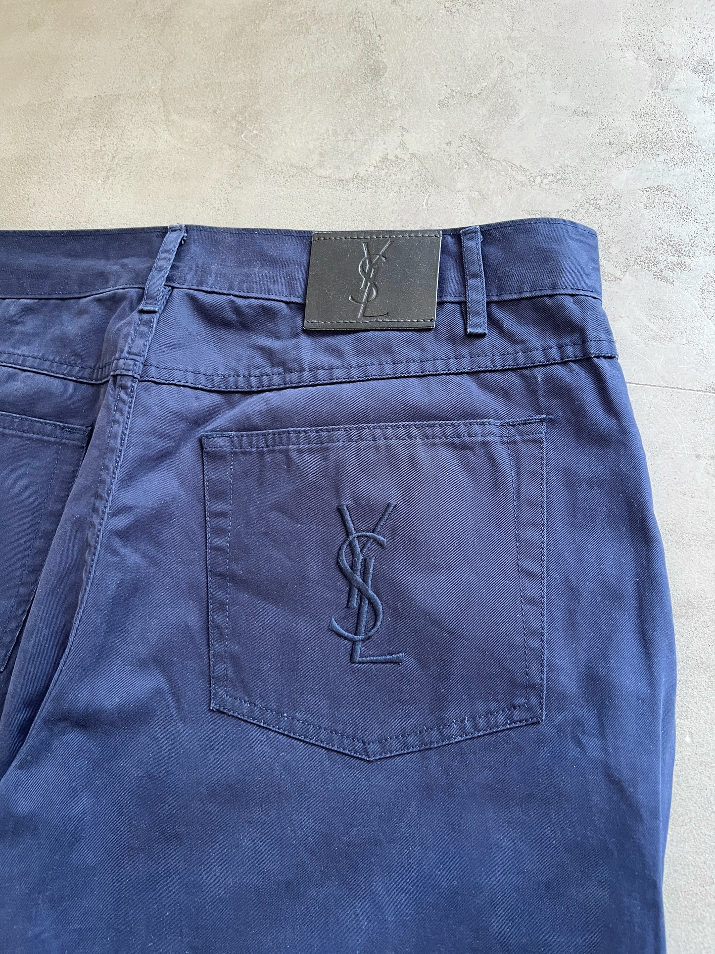 NAVY YSL PANTS - 2000S - M/S