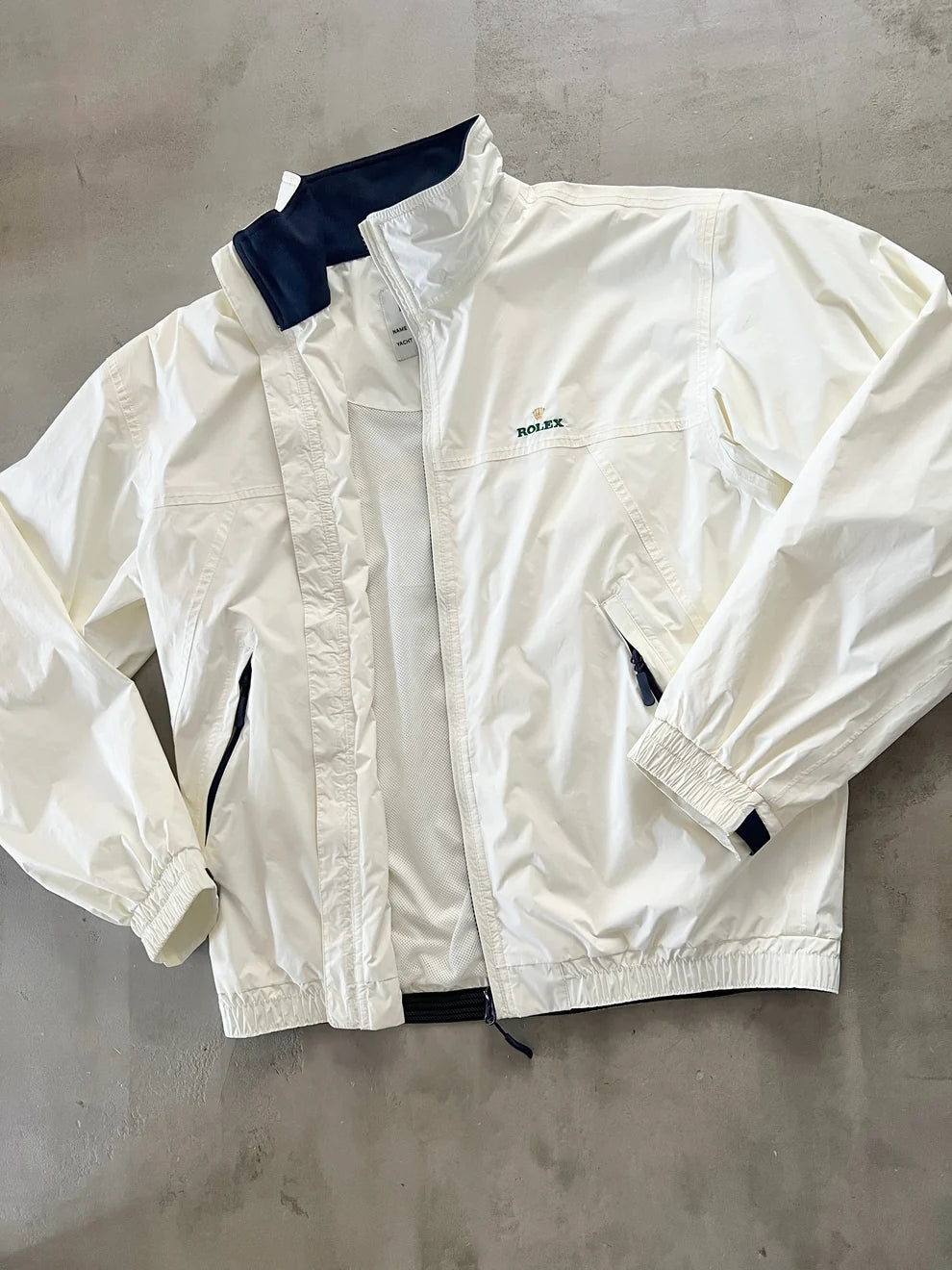 CREME ROLEX YACHT JACKET - 2000S - L
