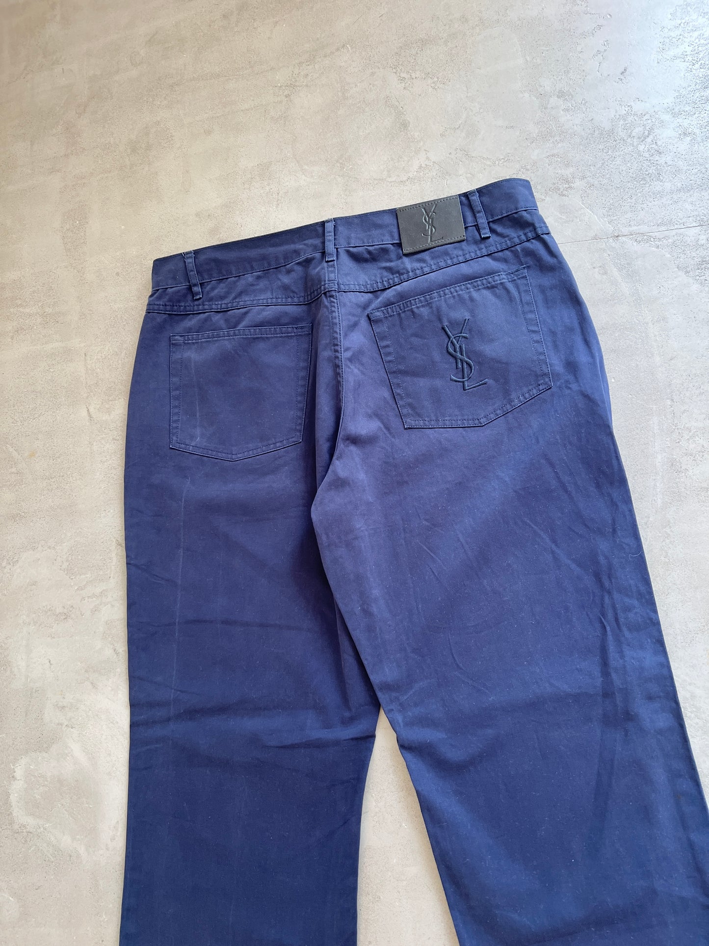 NAVY YSL PANTS - 2000S - M/S