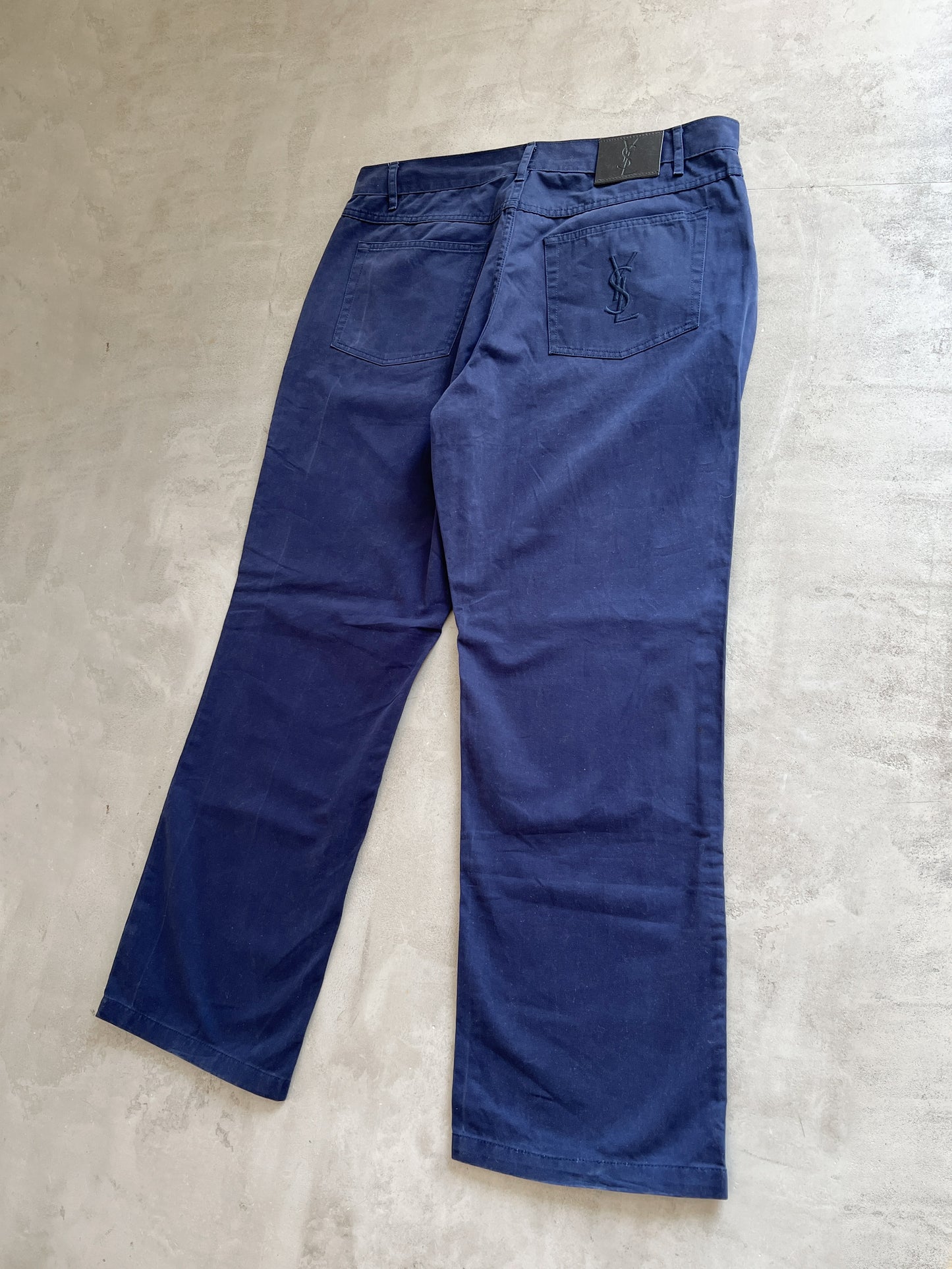 NAVY YSL PANTS - 2000S - M/S