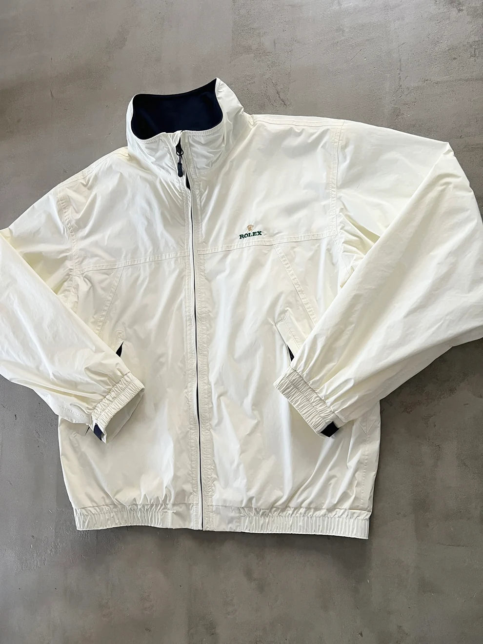 CREME ROLEX YACHT JACKET - 2000S - L