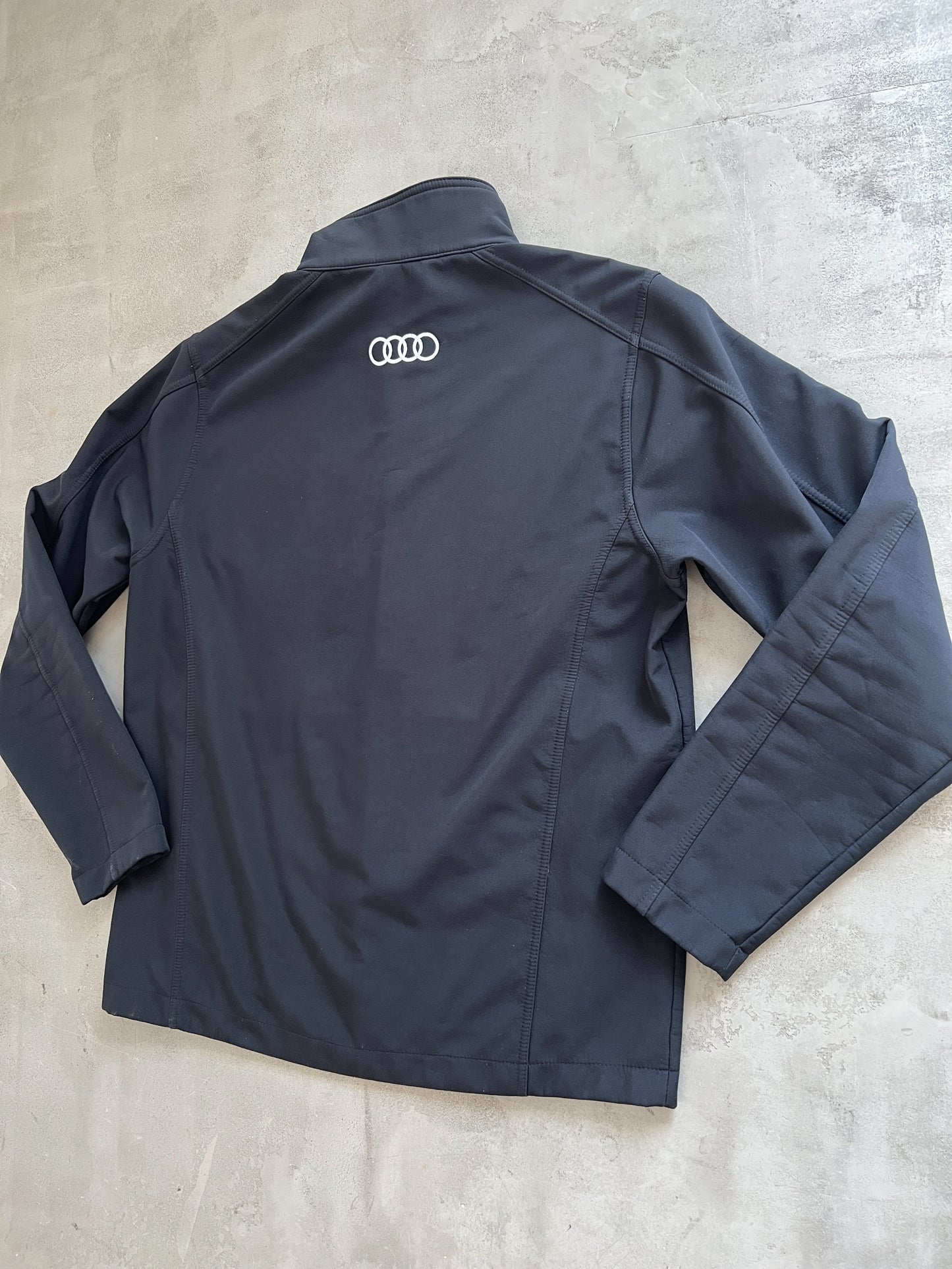 BLACK AUDI TRACK JACKET - 2000S - M/L