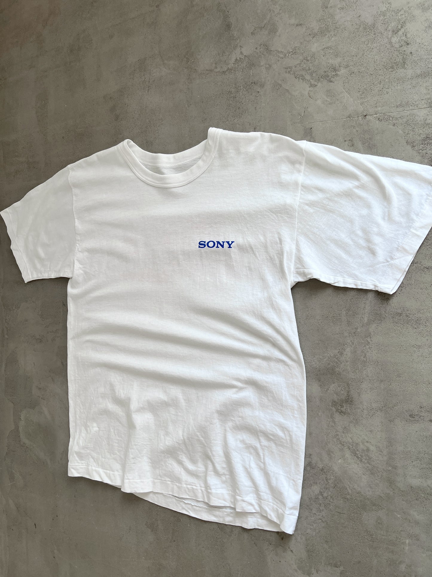 WHITE SONY TEE - 2000S - S/M