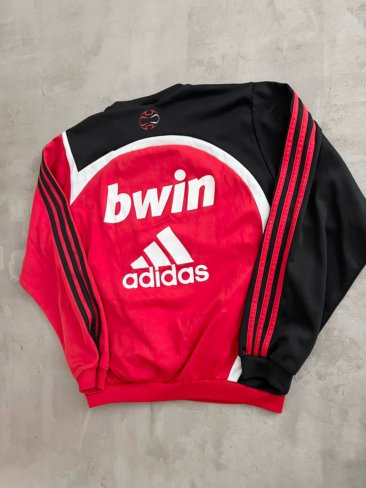 RED AC MILAN SWEATER - 2000S - M