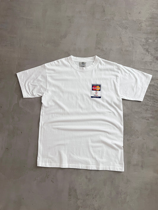 WHITE WORLD CUP MASTERCARD TEE - 2002 - L/XL