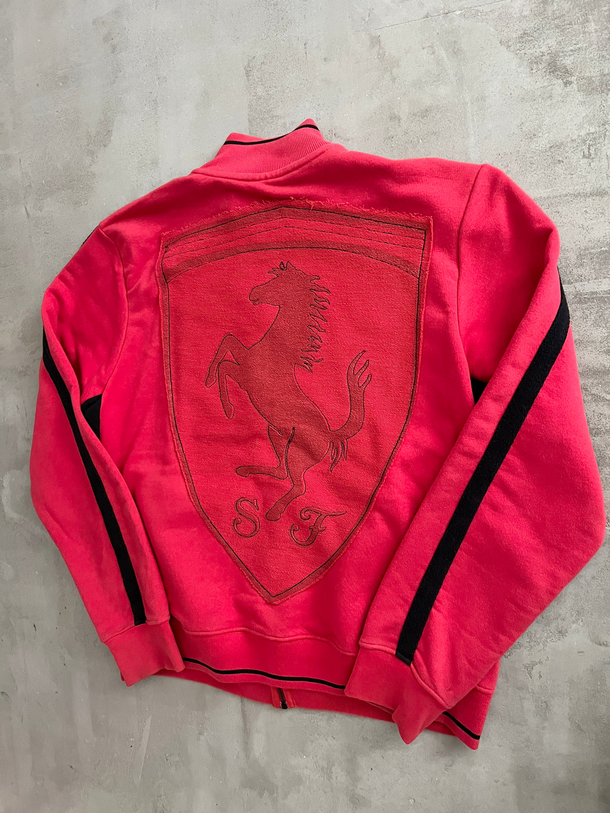 RED FERRARI JACKET - 2000S - L
