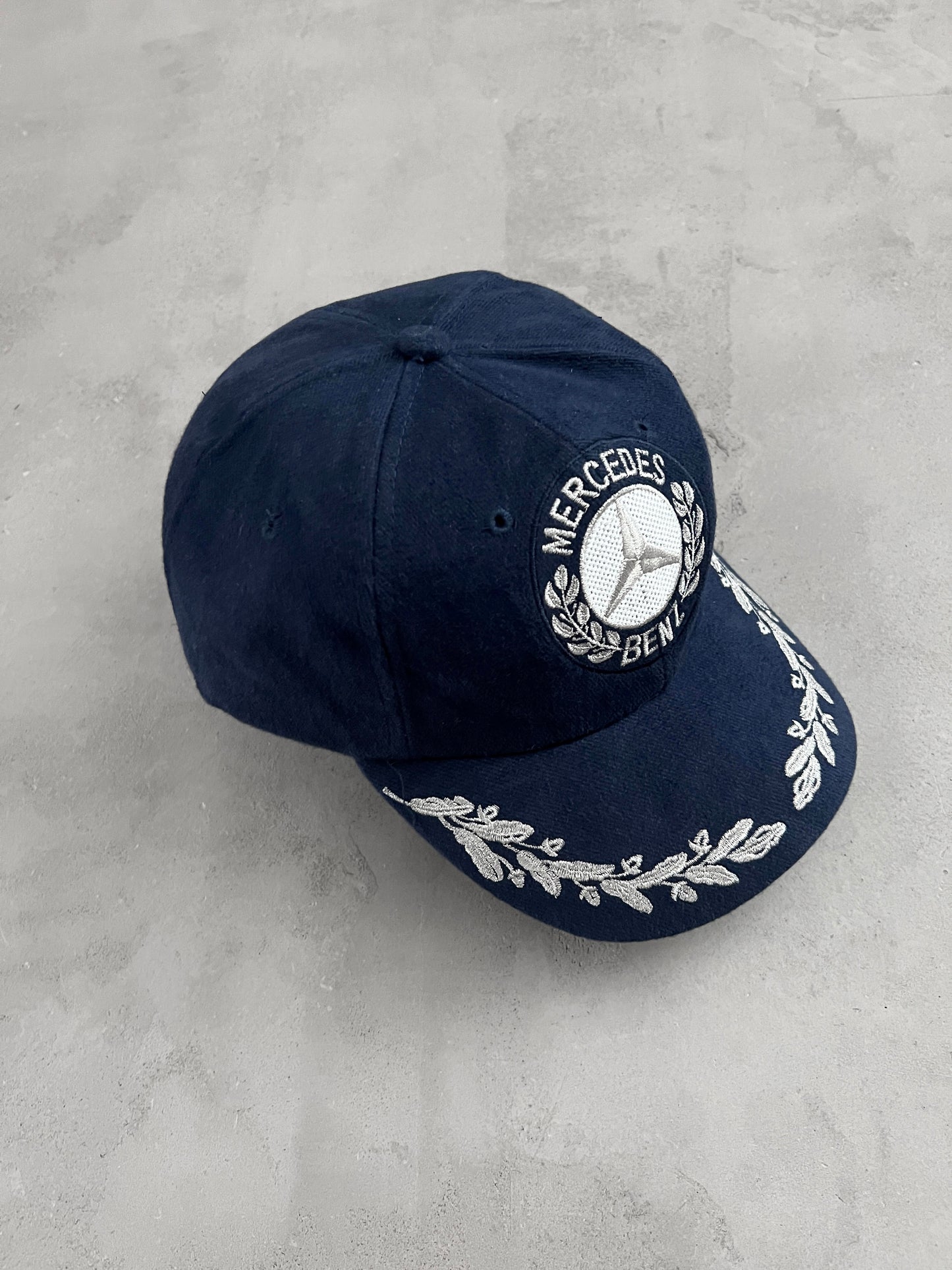 NAVY MERCEDES BENZ CAP - 1990S