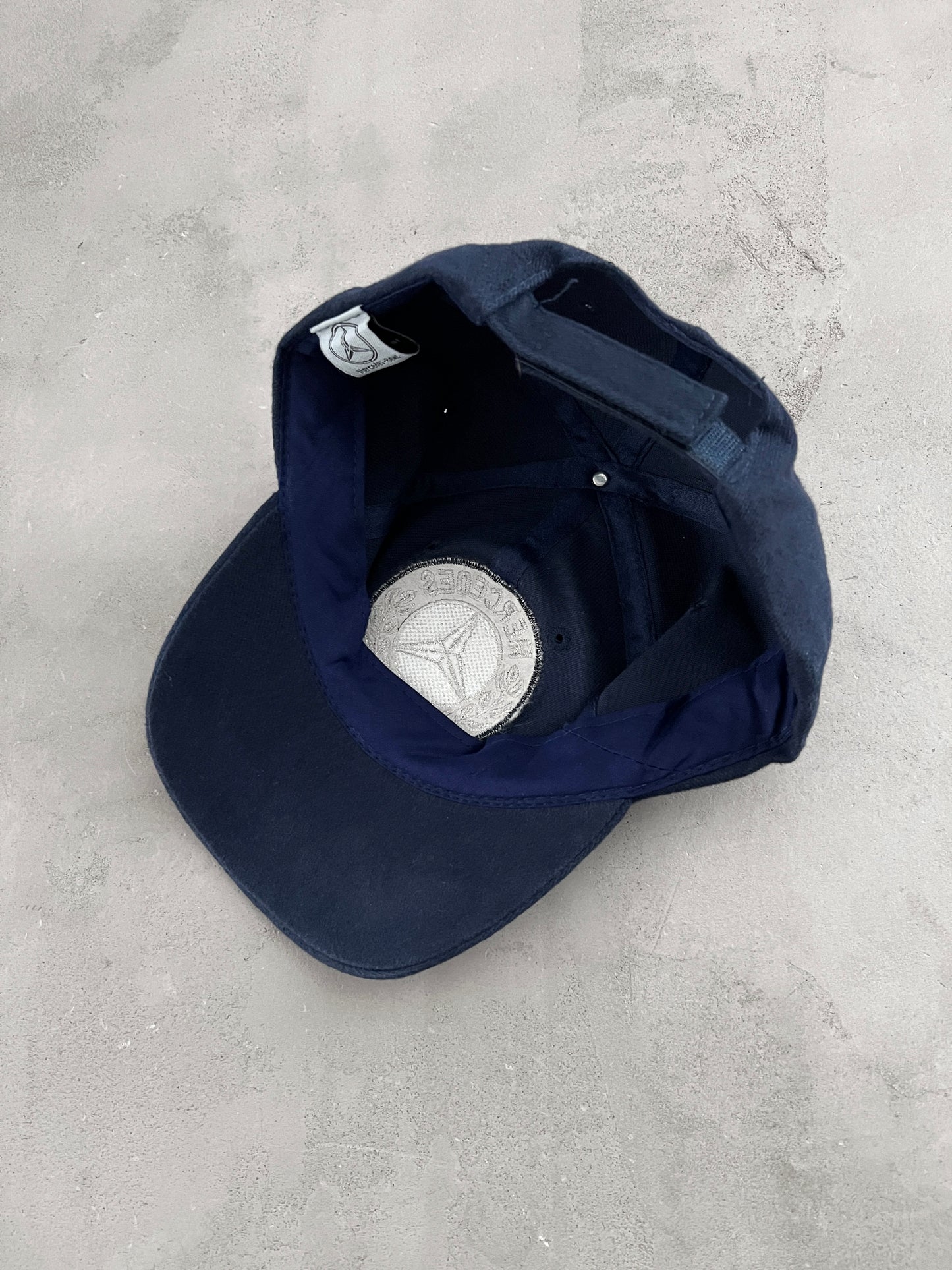 NAVY MERCEDES BENZ CAP - 1990S