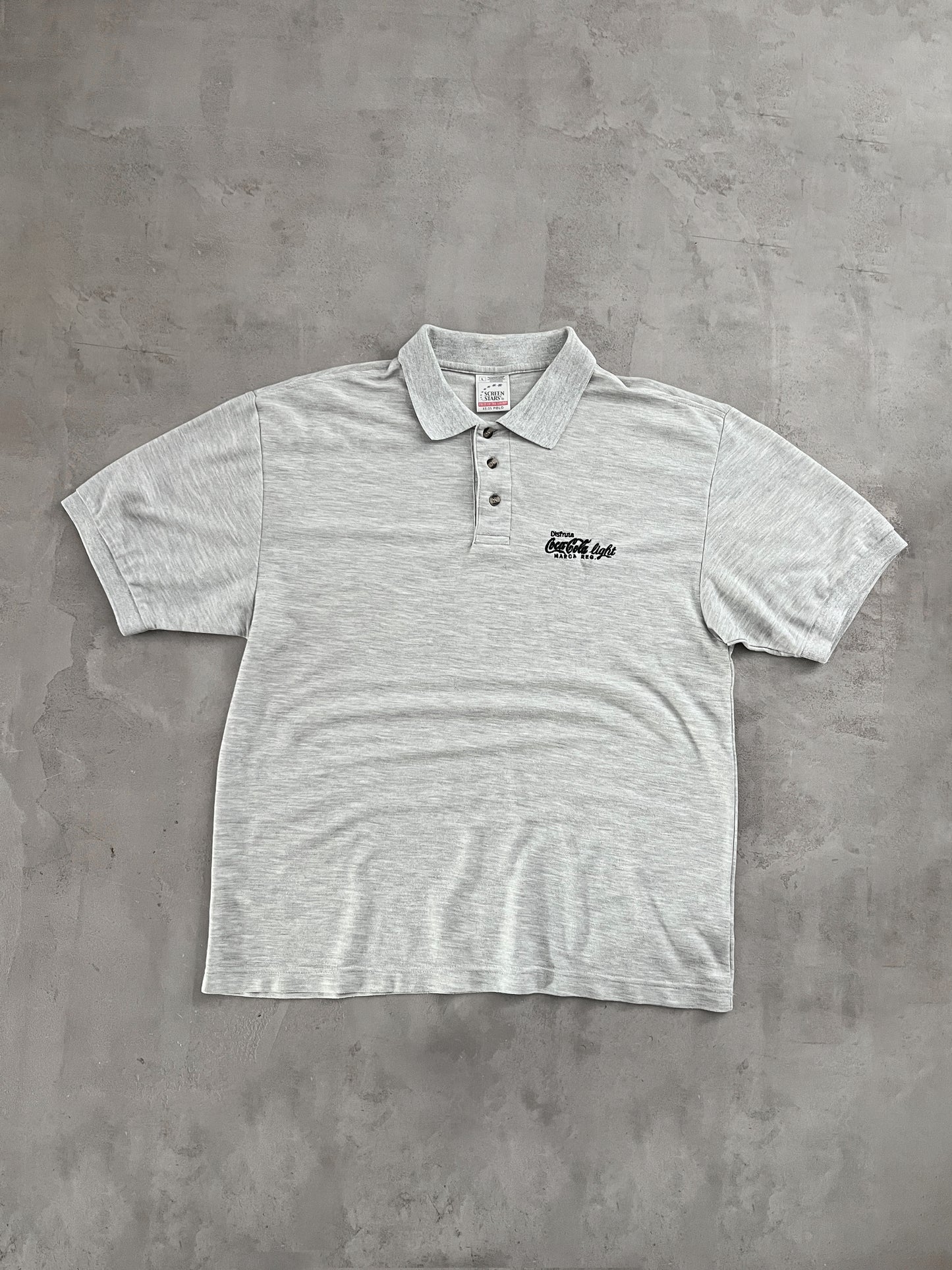 GREY COCA COLA POLO - 2000S - L