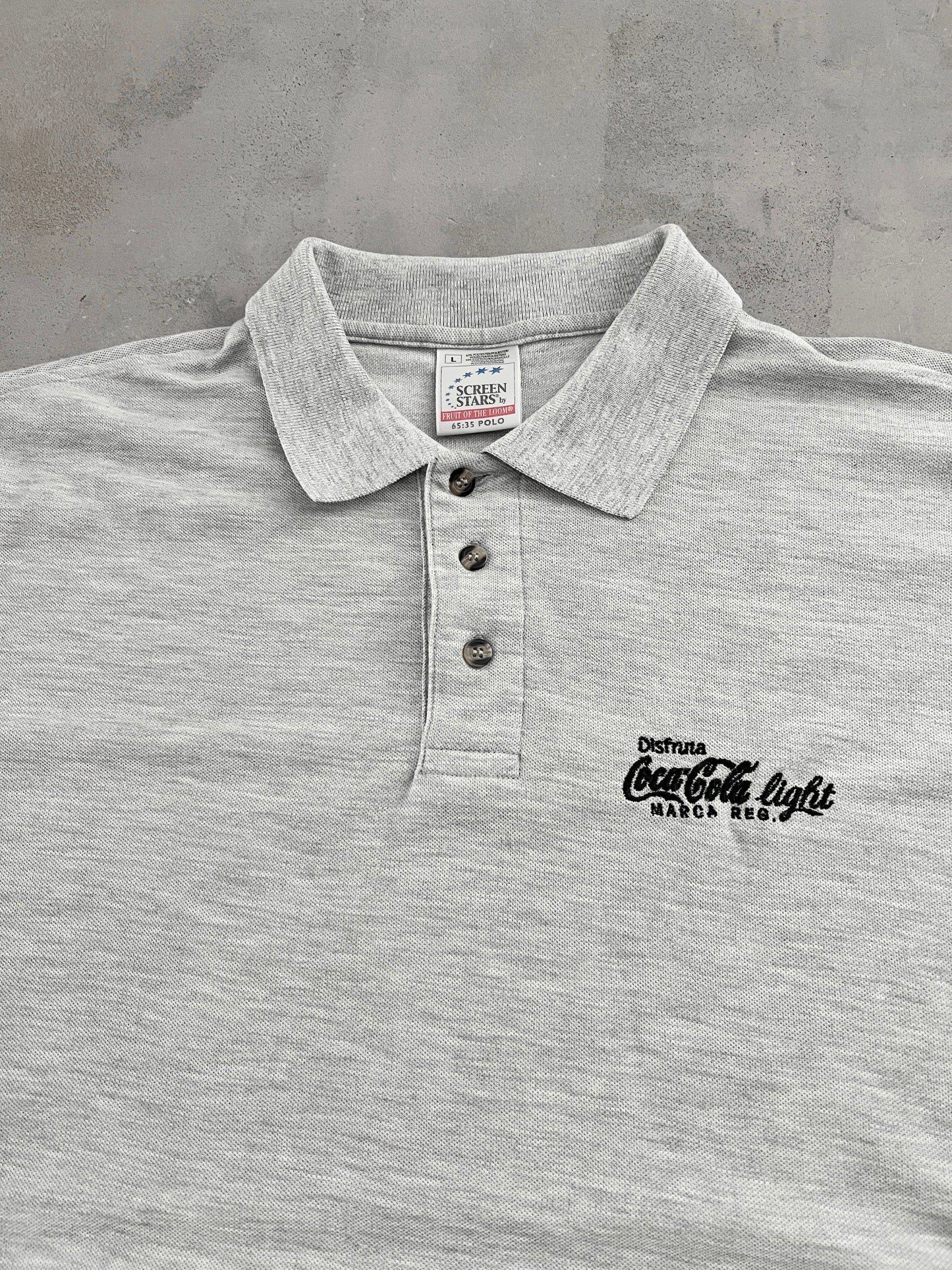 GREY COCA COLA POLO - 2000S - L