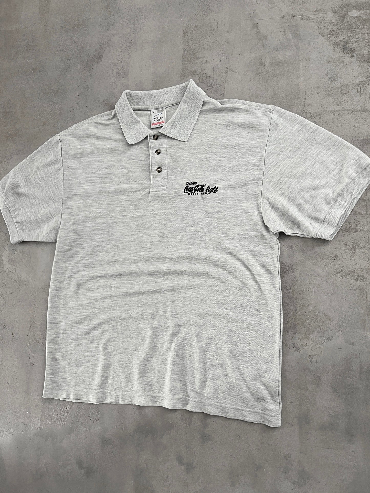 GREY COCA COLA POLO - 2000S - L