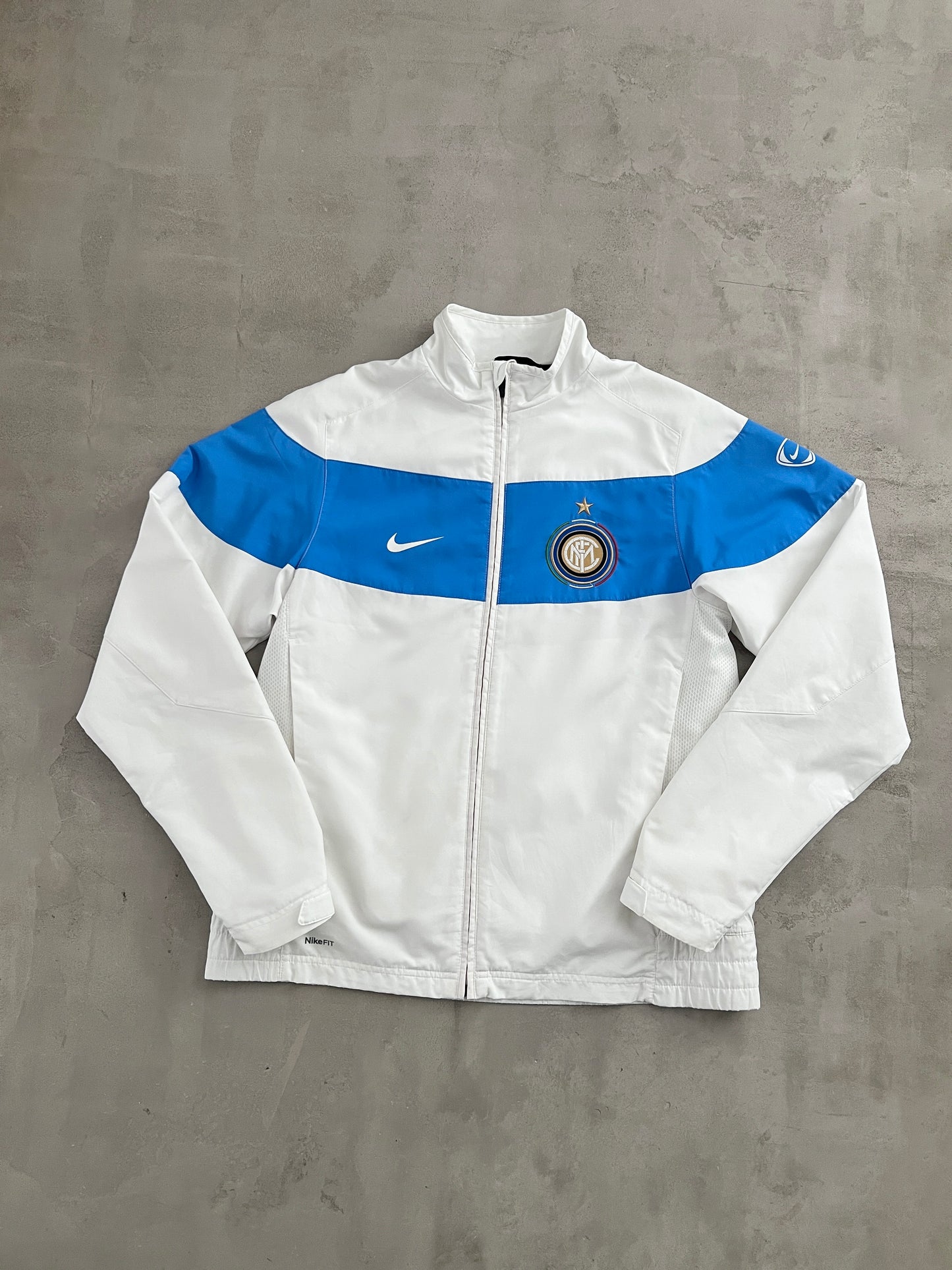 WHITE INTER MILAN NIKE JACKET - 2000S - L