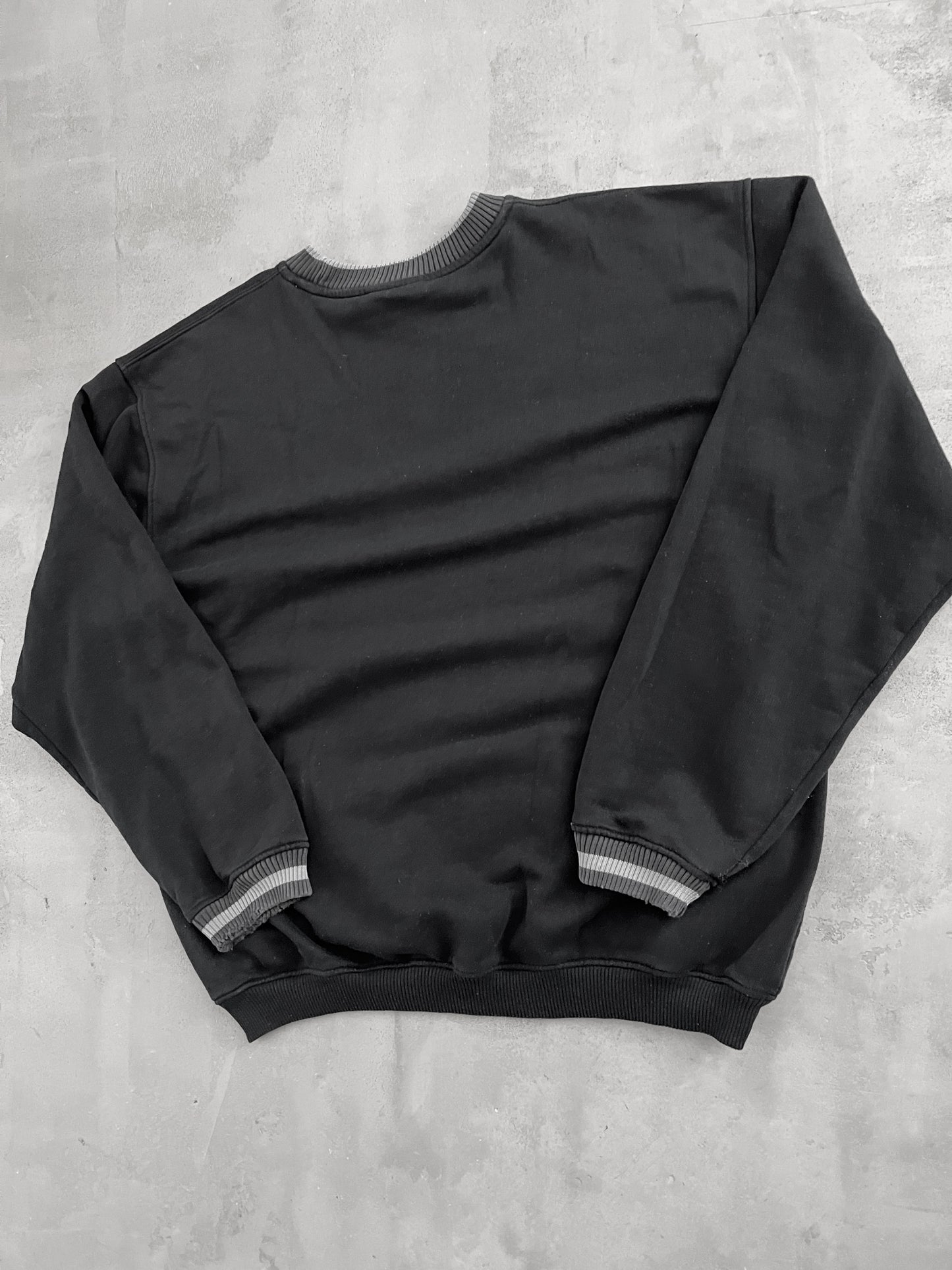 BLACK UMBRO SWEATER - 1990S - L