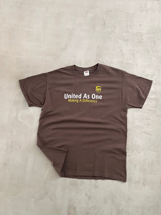 MOCHA UPS PROMO TEE - 2000S - XL/L