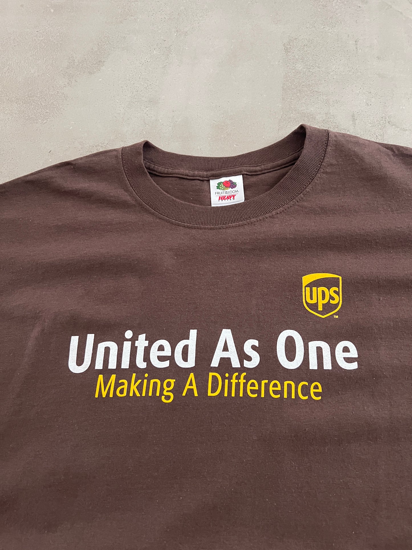 MOCHA UPS PROMO TEE - 2000S - XL/L
