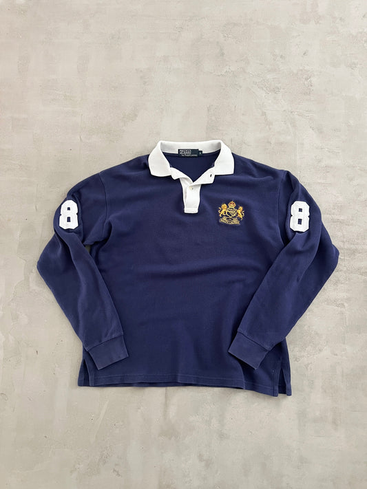 NAVY RALPH LAUREN LONGSLEEVE - 2000S - S/M