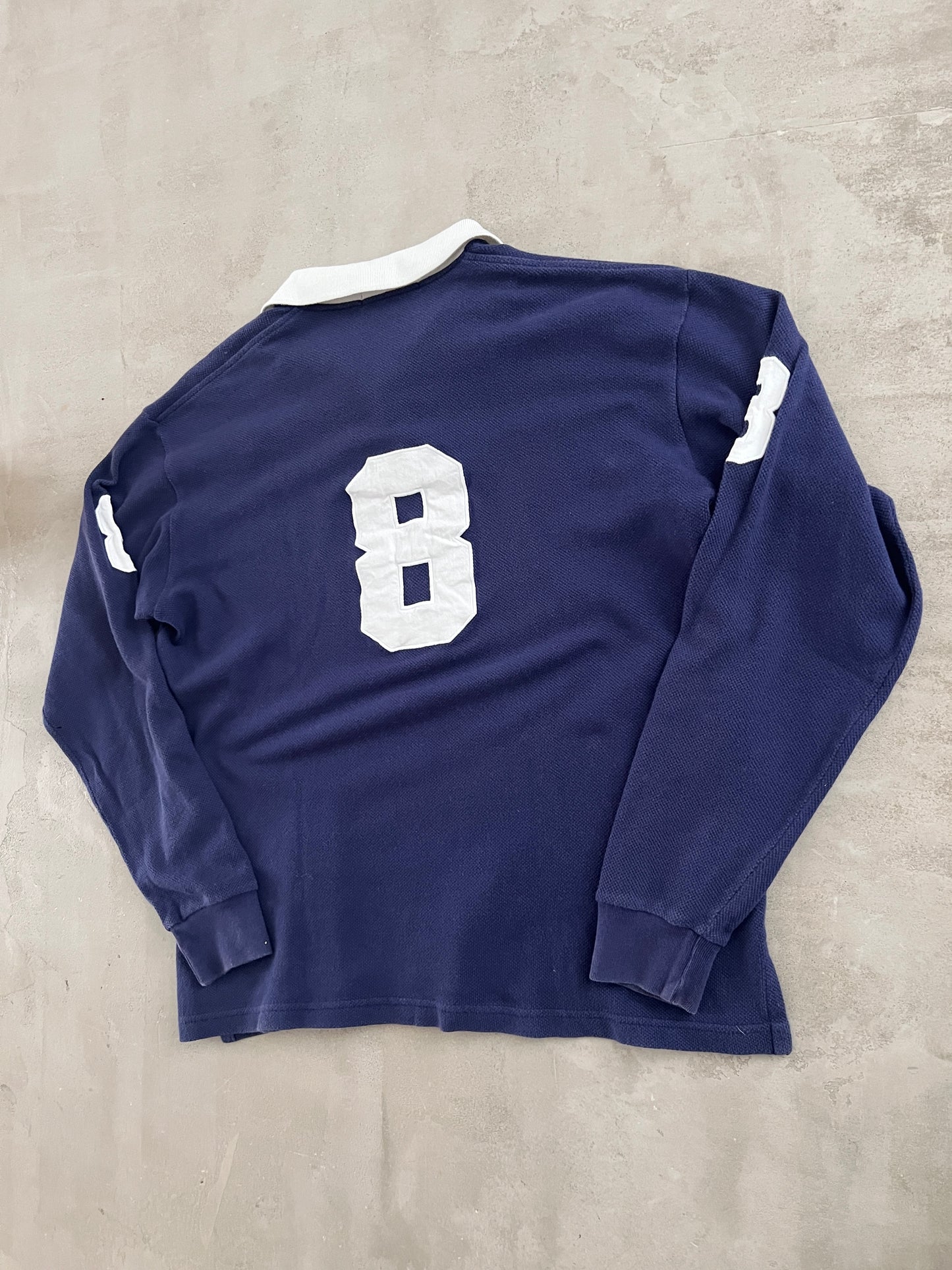 NAVY RALPH LAUREN LONGSLEEVE - 2000S - S/M