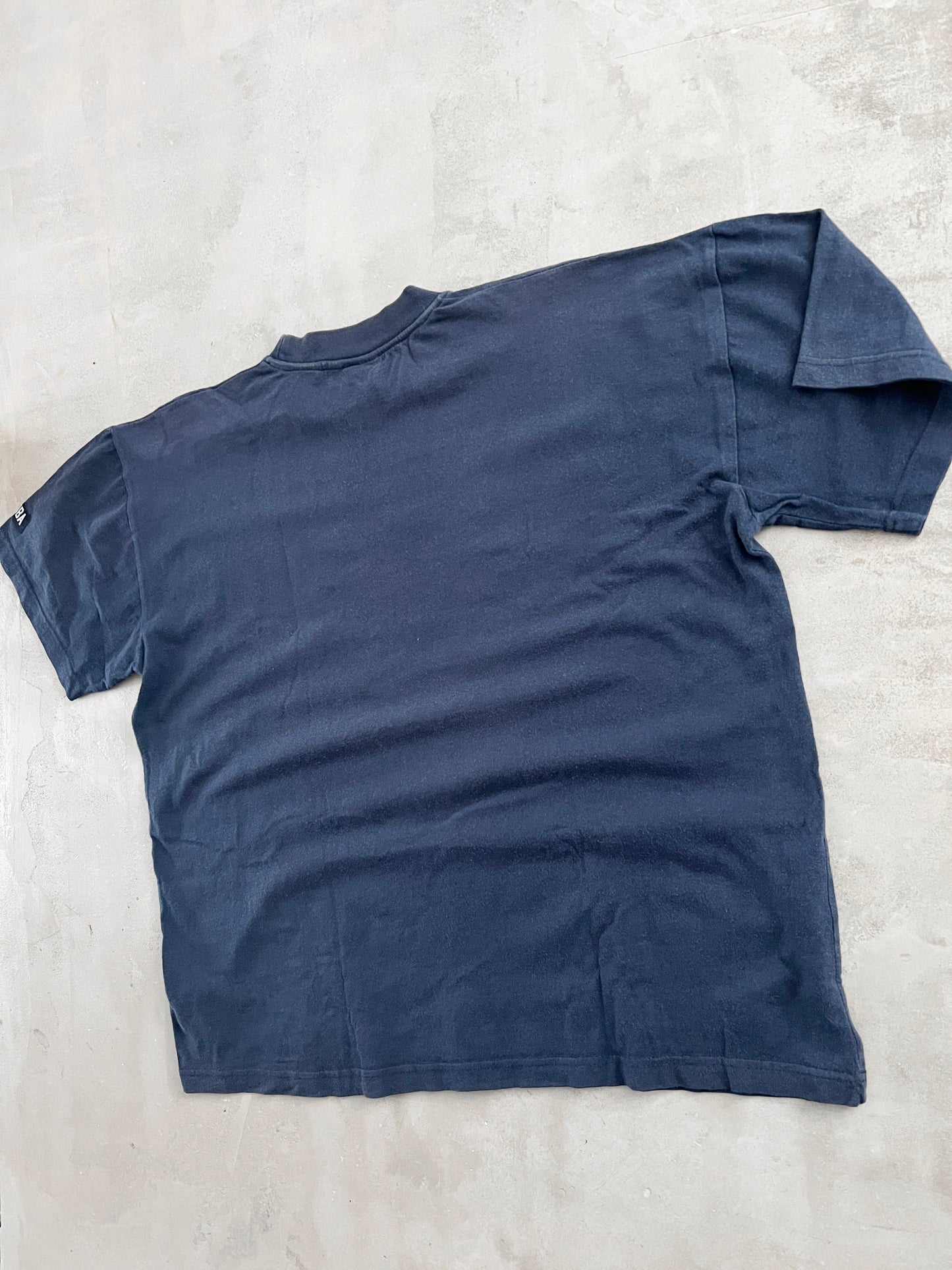 FADED NAVY NBA TEE - 1990S - L