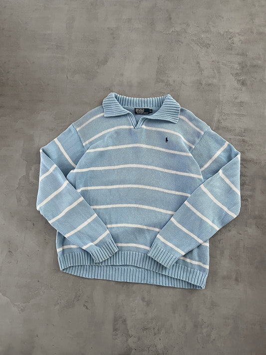 BABY BLUE RALPH LAUREN KNIT - 2000S - L