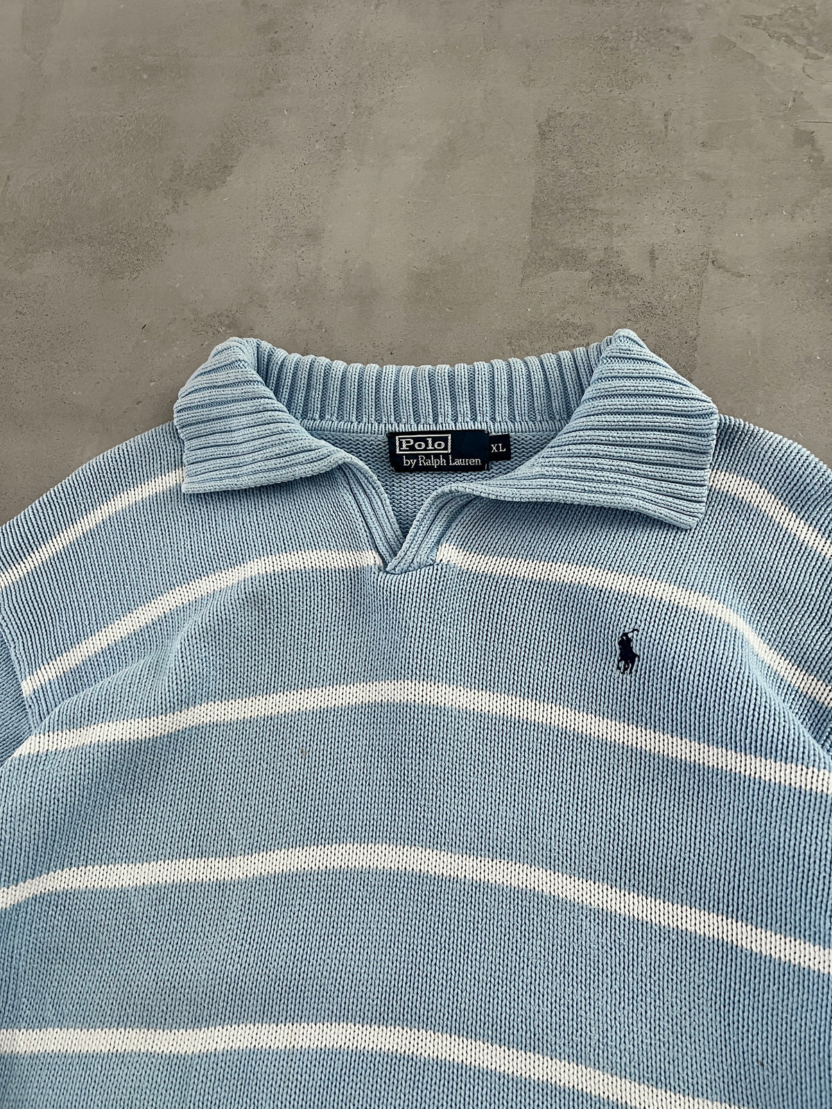 BABY BLUE RALPH LAUREN KNIT - 2000S - L