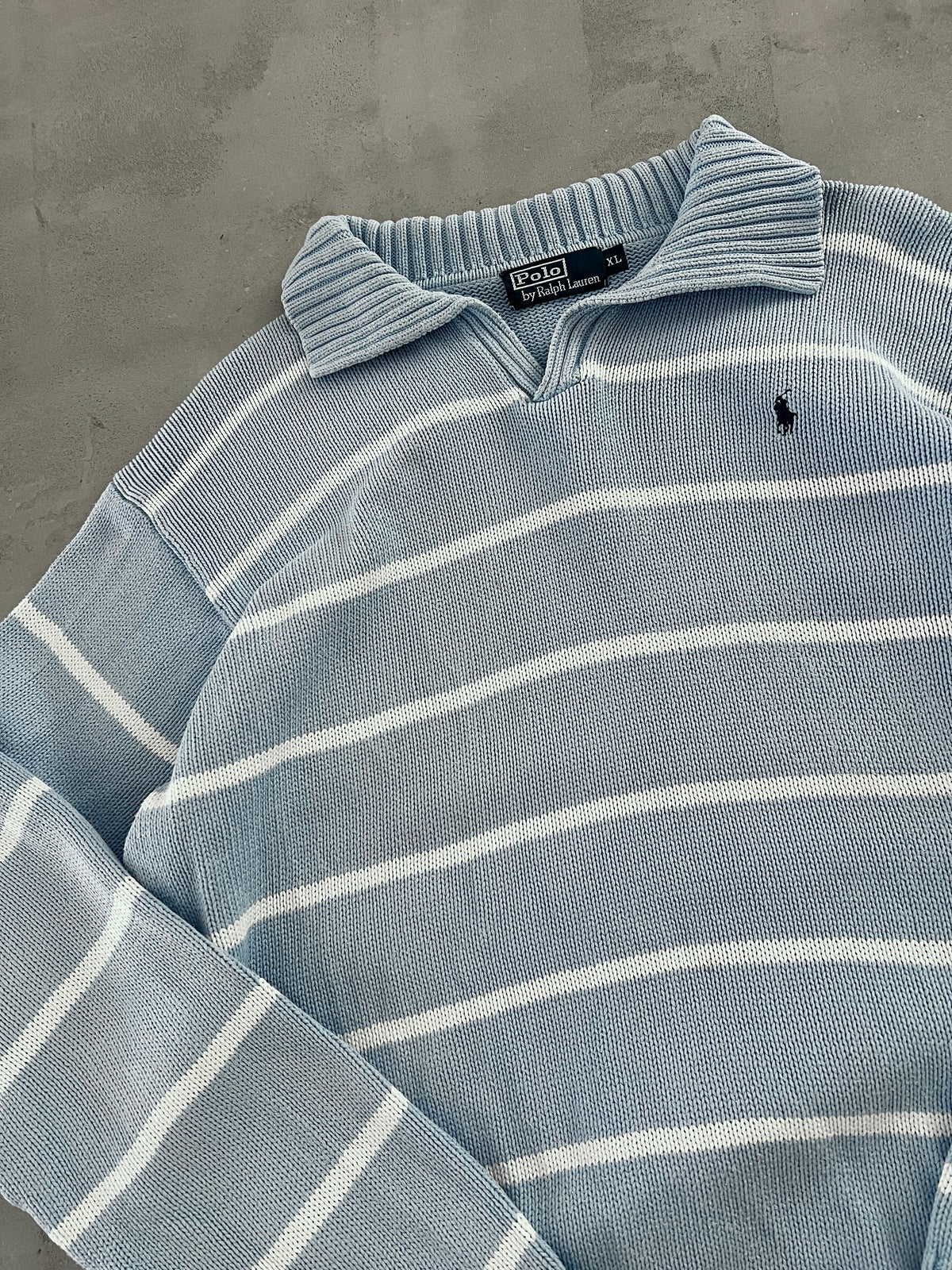 BABY BLUE RALPH LAUREN KNIT - 2000S - L