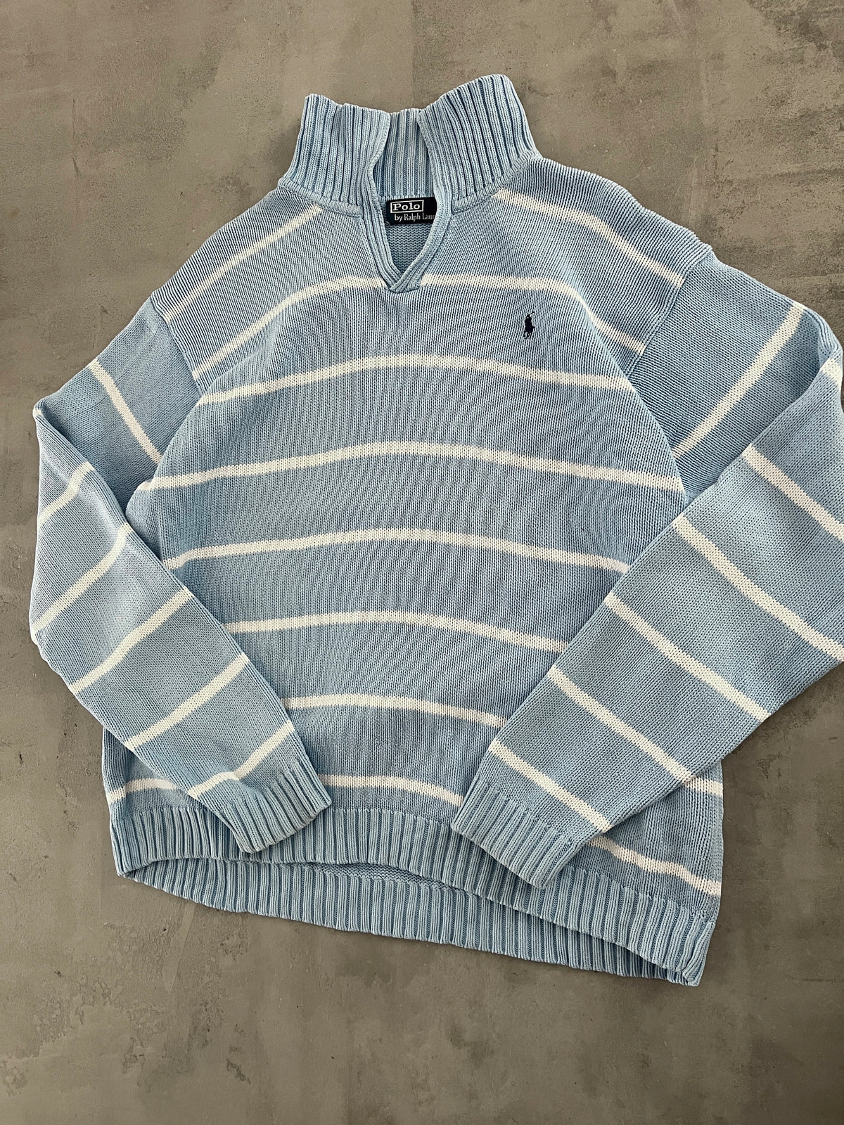 BABY BLUE RALPH LAUREN KNIT - 2000S - L