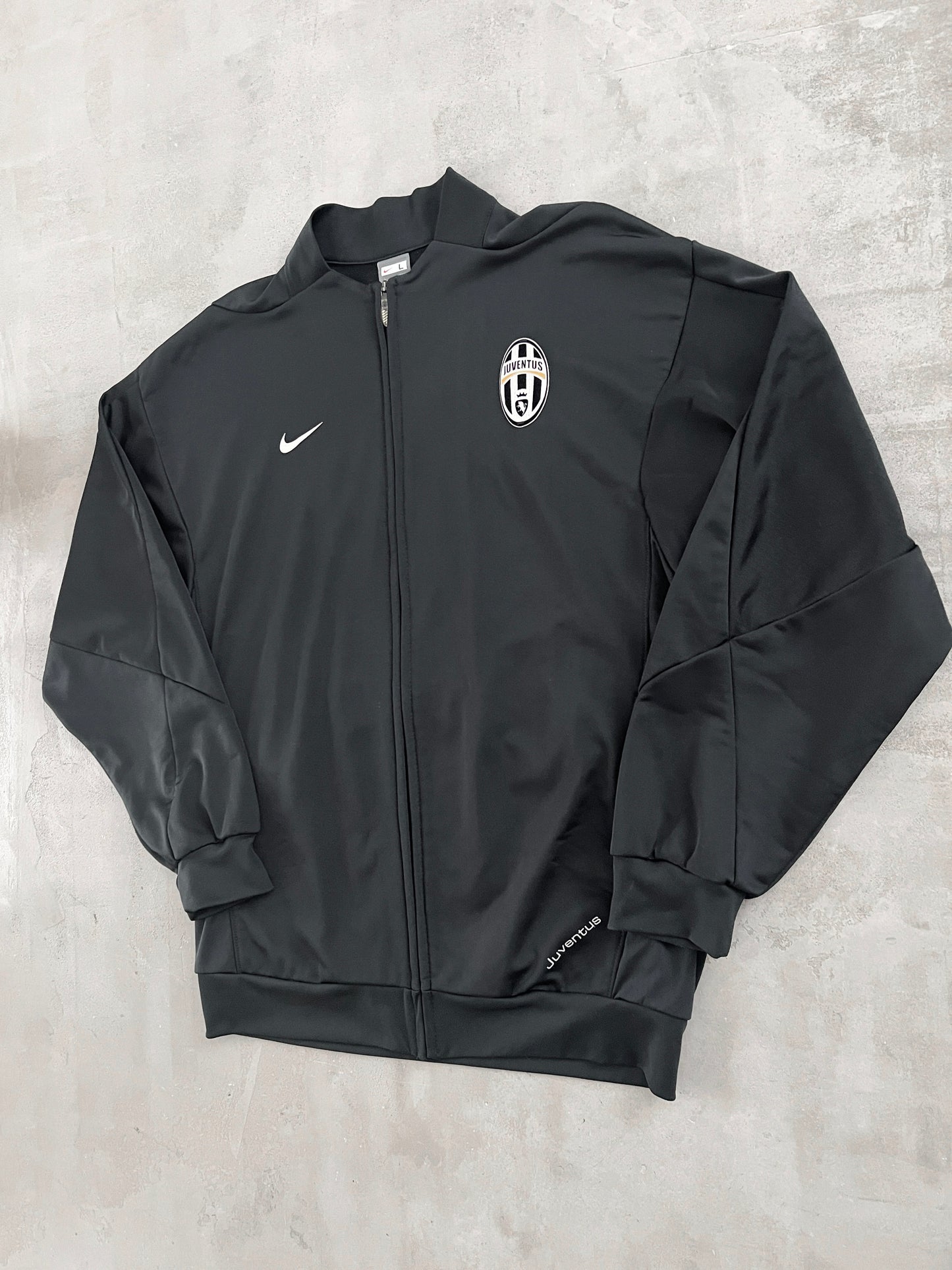 BLACK FC JUVENTUS NIKE JACKET - 2000S - L