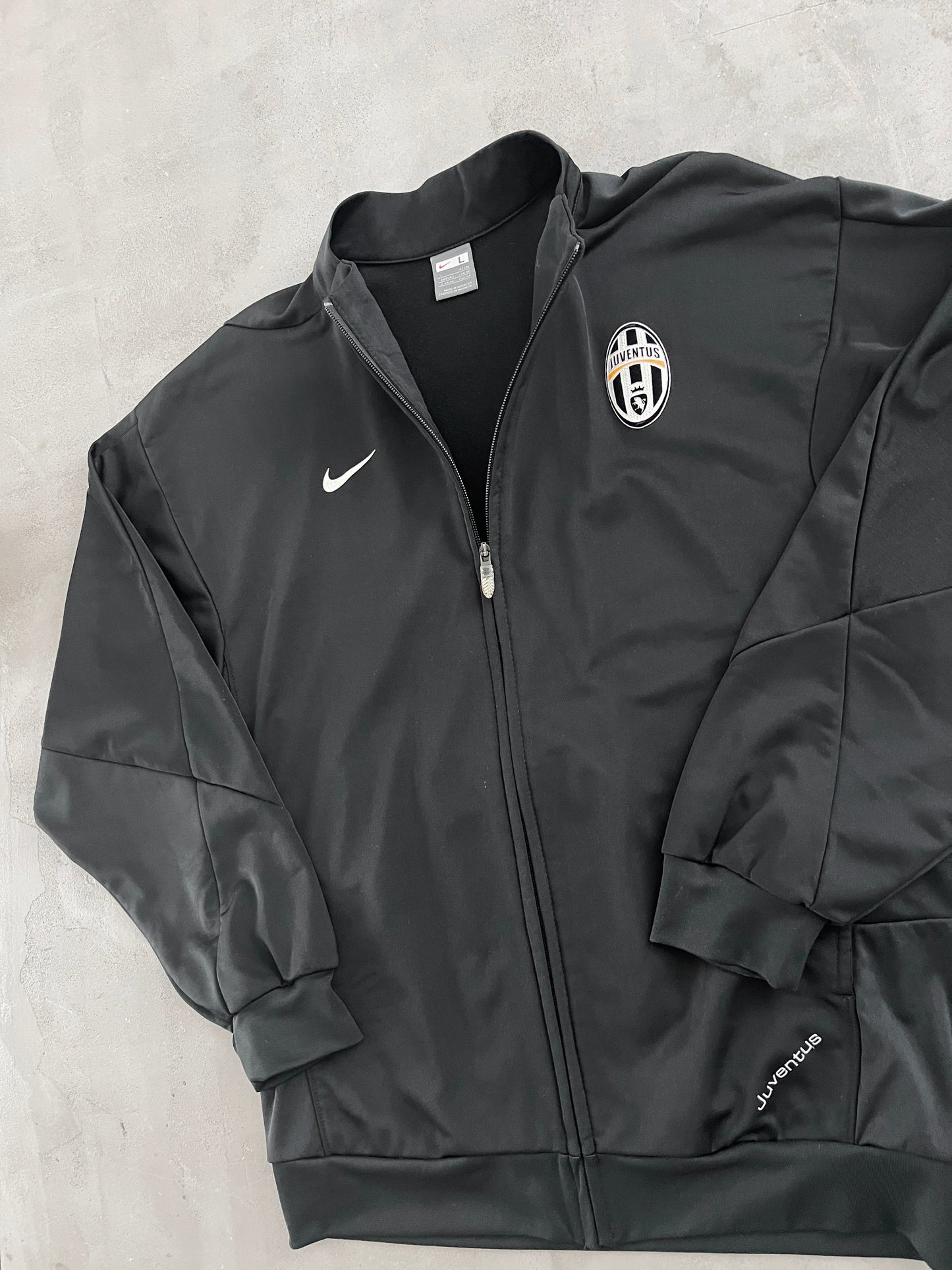 BLACK FC JUVENTUS NIKE JACKET - 2000S - L