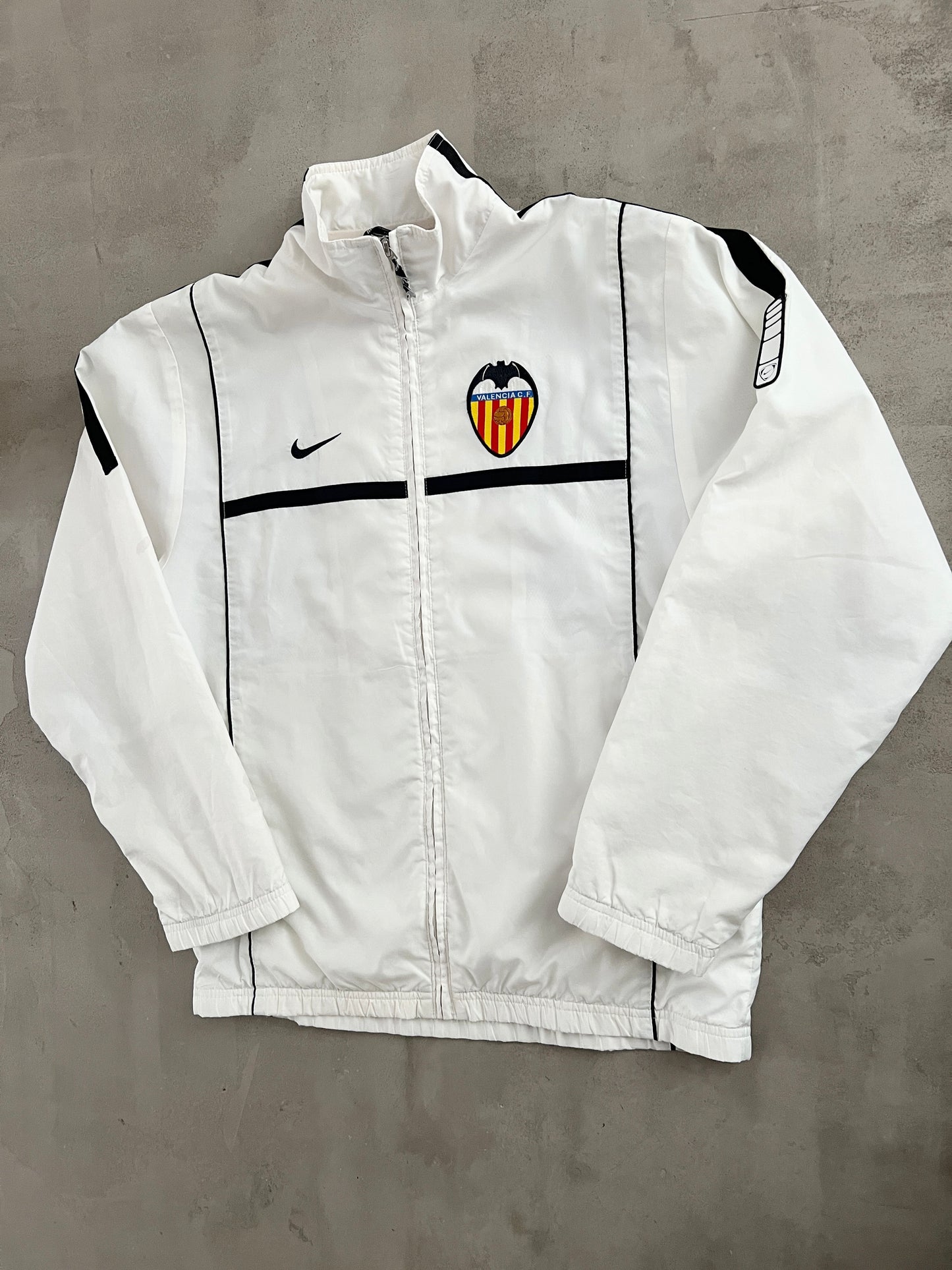 WHITE VALENCIA NIKE TRACK JACKET - 2000S - S/M