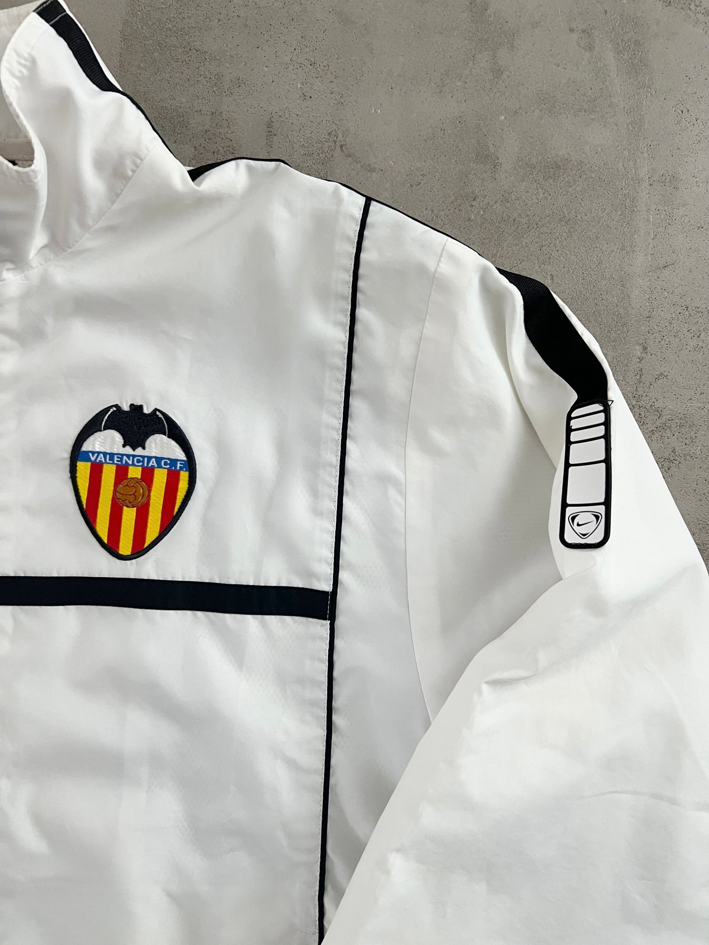 WHITE VALENCIA NIKE TRACK JACKET - 2000S - S/M