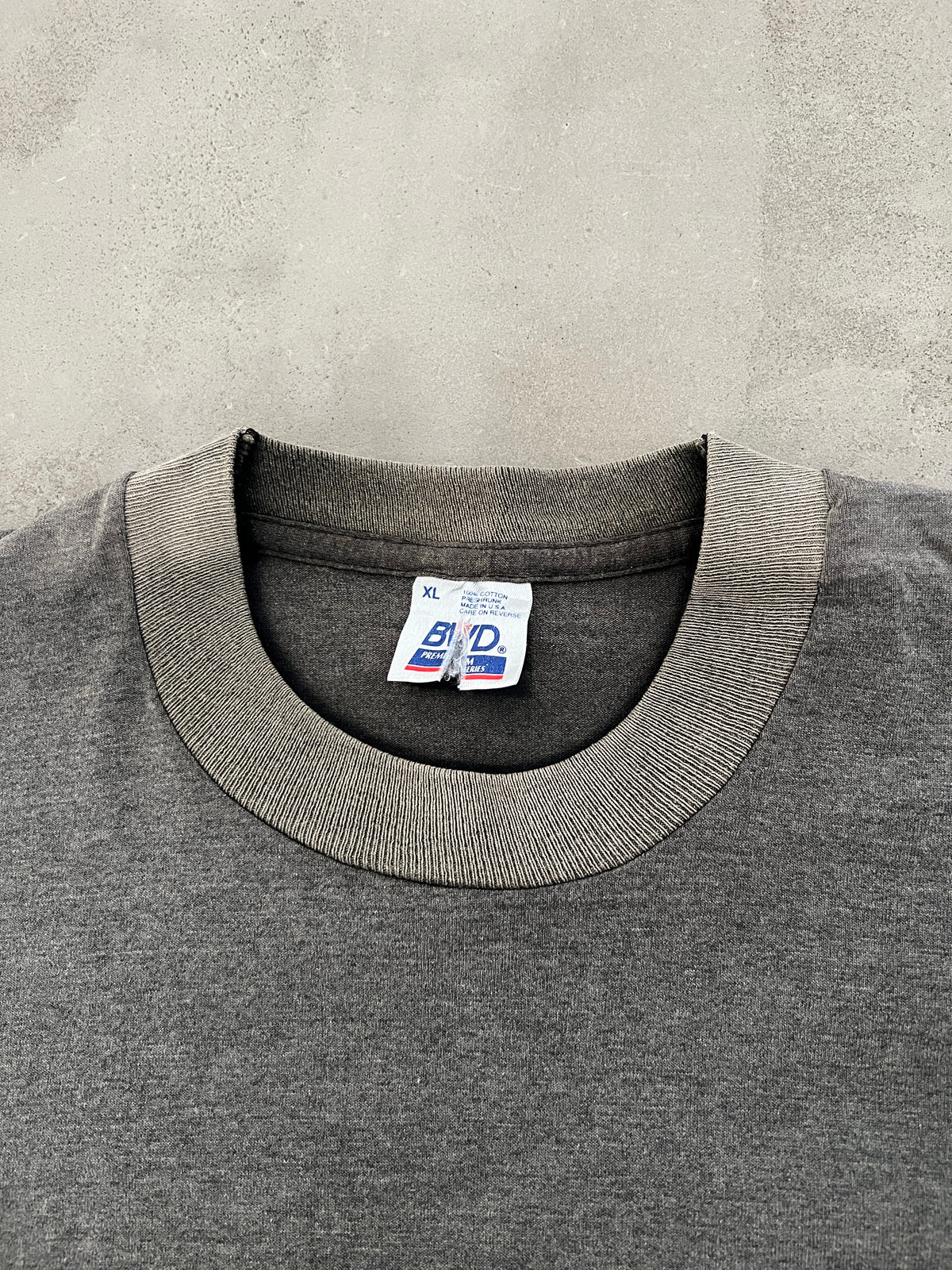 FADED MOCHA POCKET TEE - 1990S - XL/L