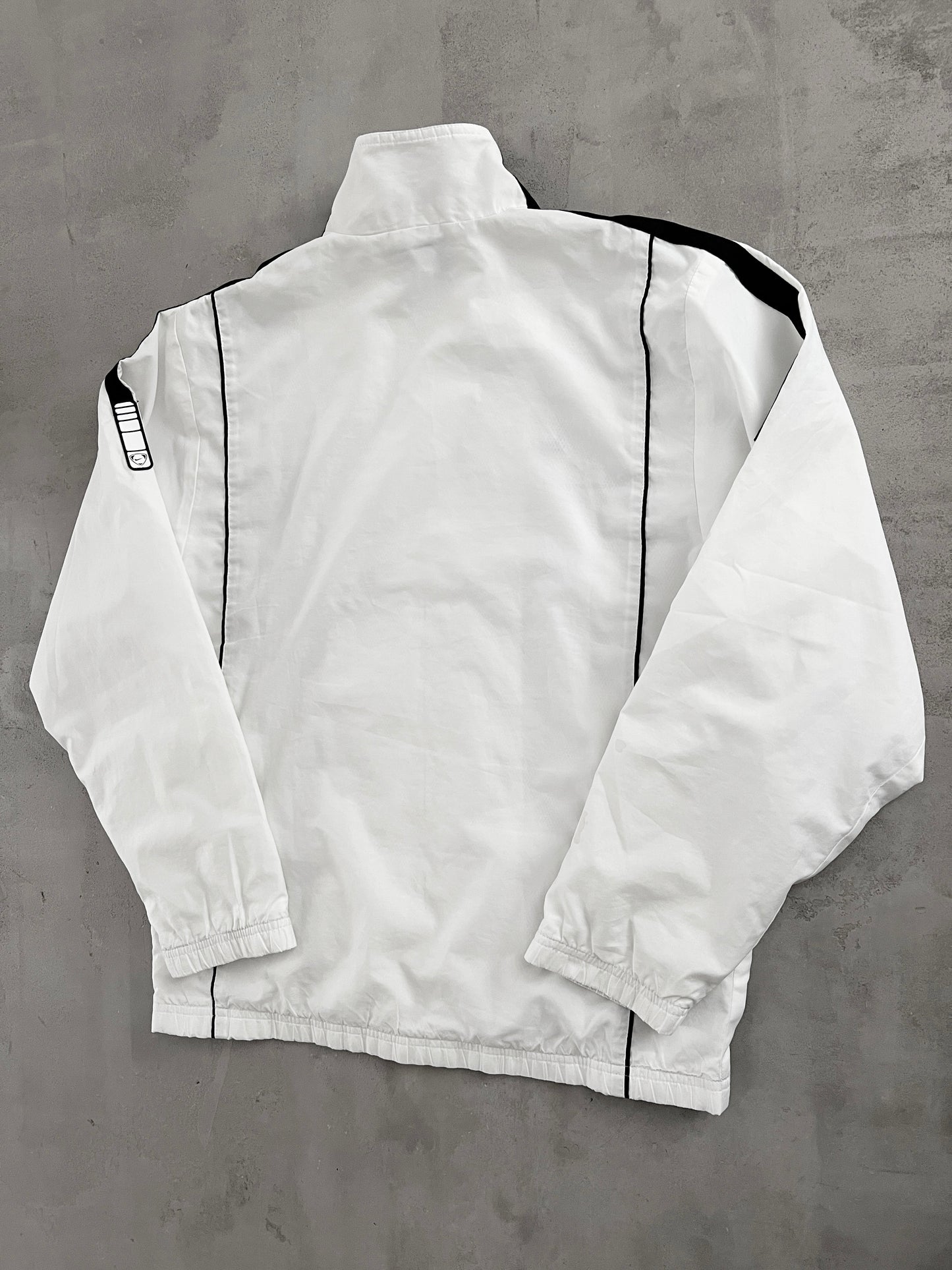WHITE VALENCIA NIKE TRACK JACKET - 2000S - S/M