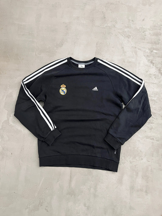 BLACK REAL MADRID SWEATER - 2000S - S