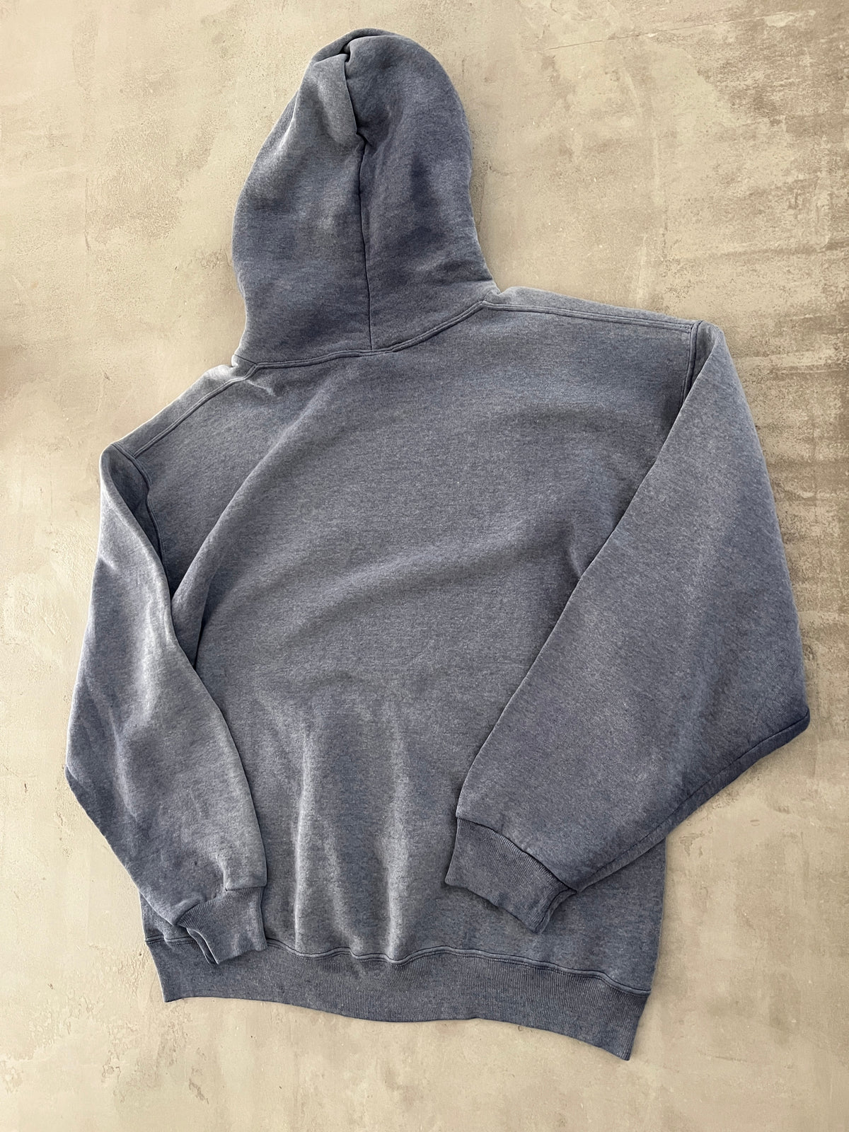 FADED GREY UBC RUSSELL HOODIE - 1990S - L/M