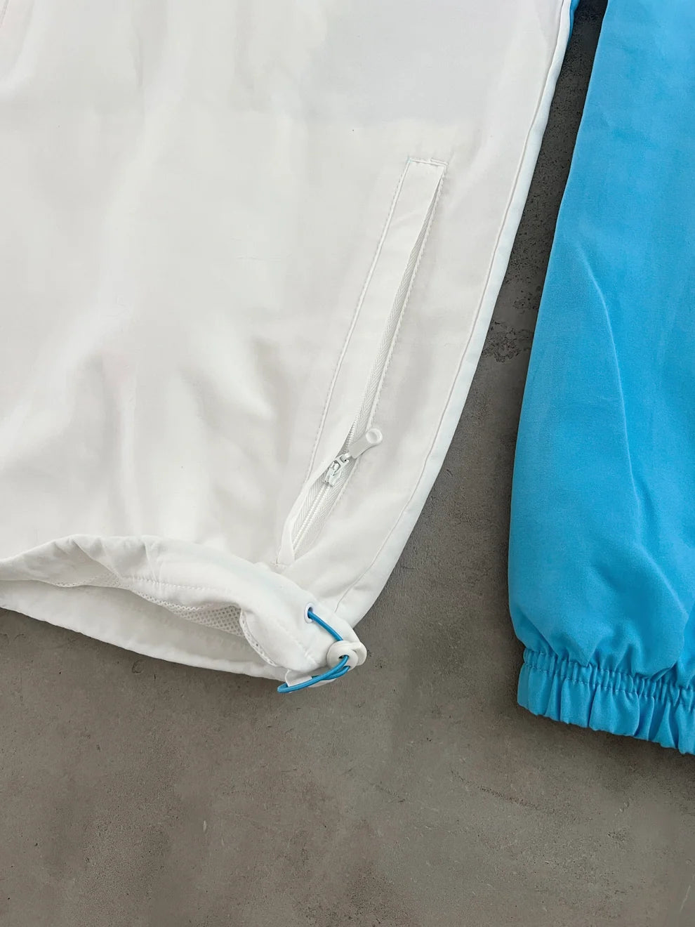 BABY BLUE MARSEILLE JACKET - 2000S - L/XL