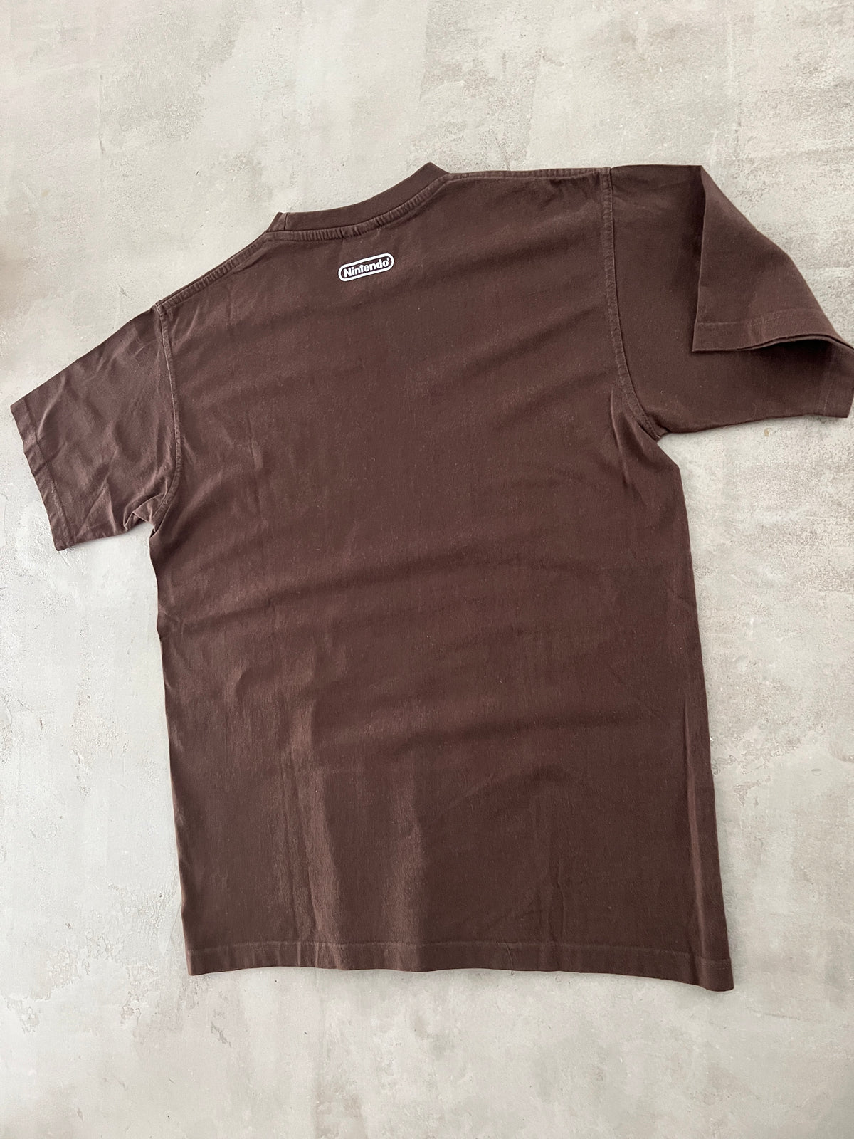 BROWN MARIO NINTENDO TEE - 2000S - M/L