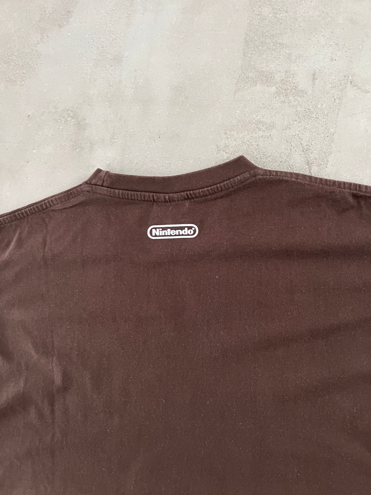 BROWN MARIO NINTENDO TEE - 2000S - M/L