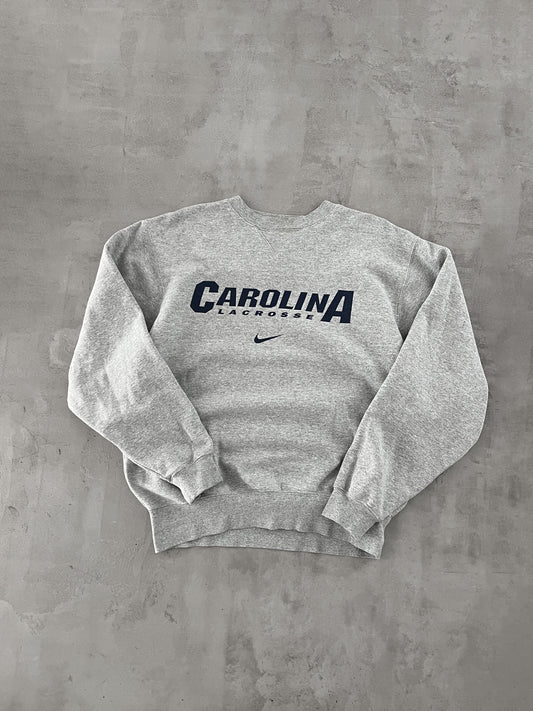 GREY CAROLINE NIKE SWEATER - 1990S - L