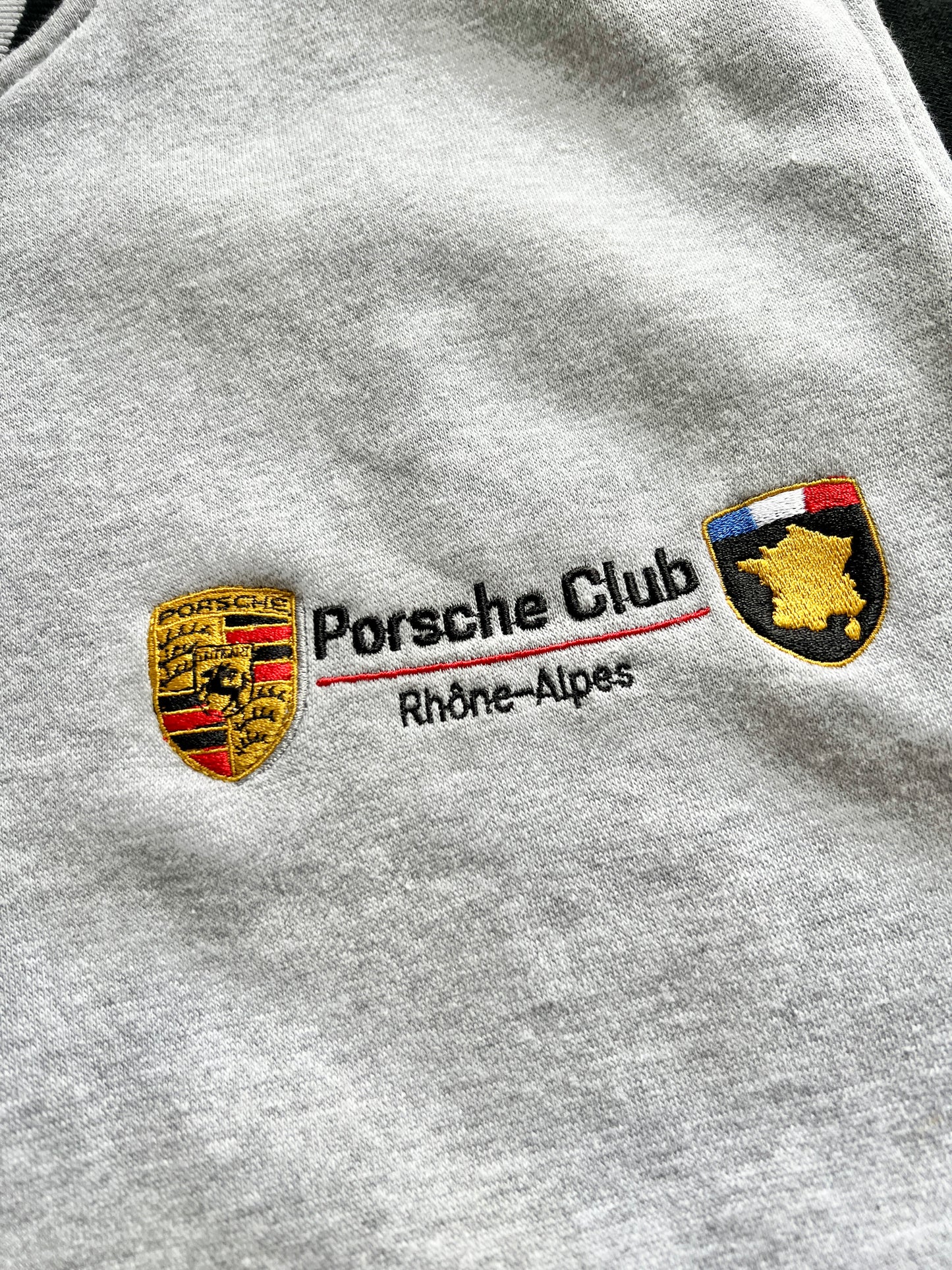 GREY/BLACK PORSCHE FRANCE JACKET - 2000S - L/XL