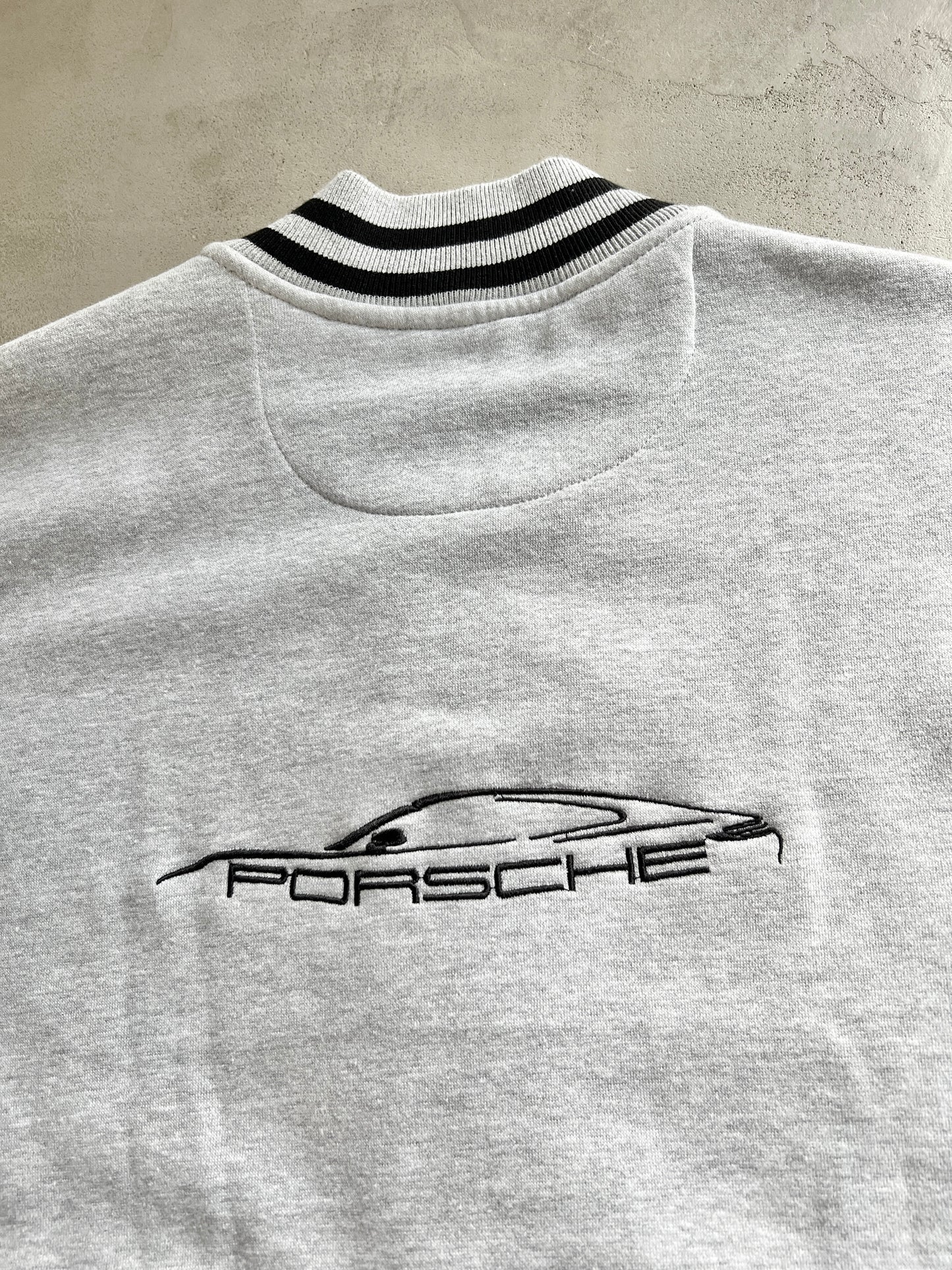GREY/BLACK PORSCHE FRANCE JACKET - 2000S - L/XL