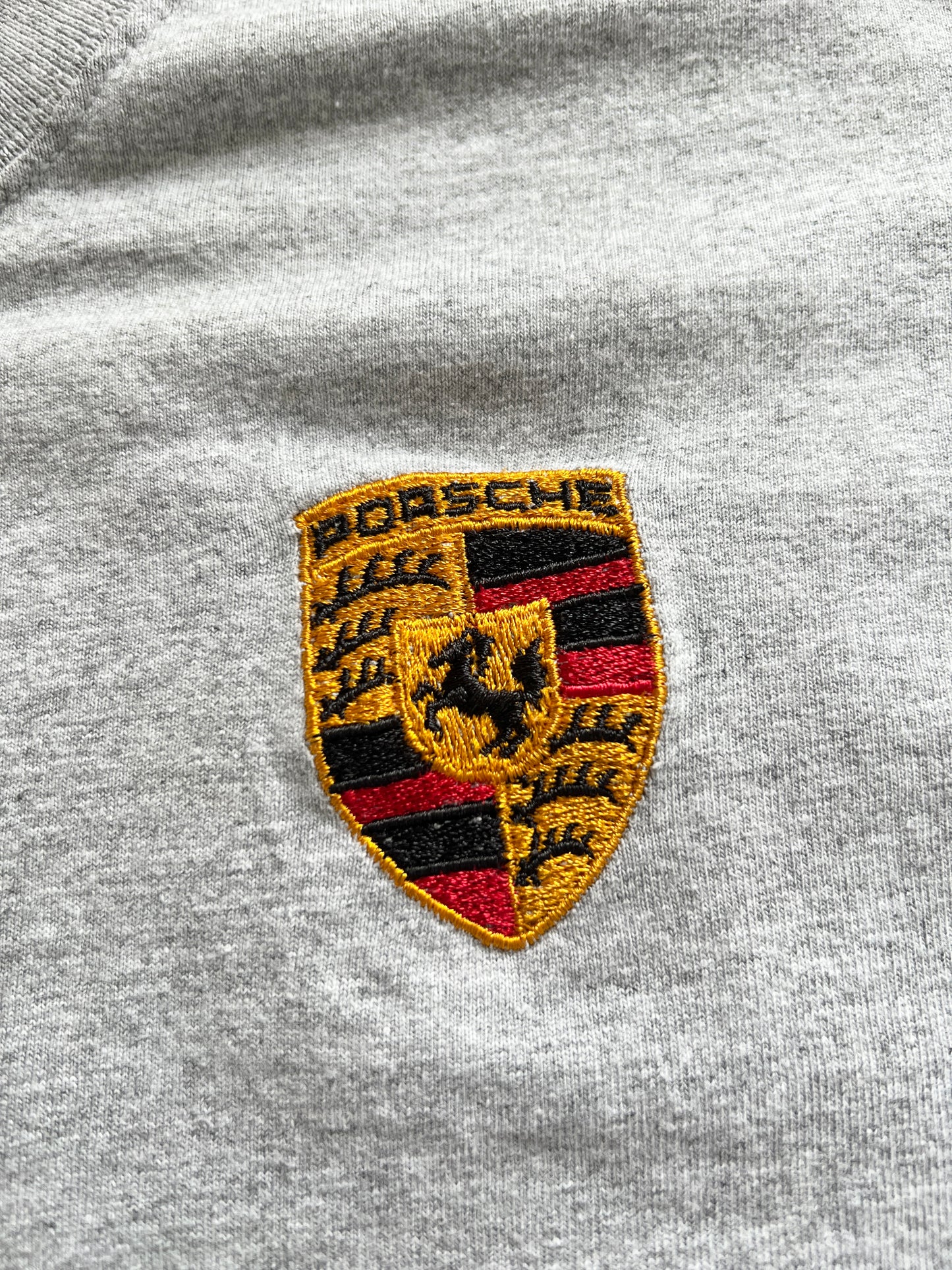 GREY PORSCHE LONGSLEEVE - 2000S - L