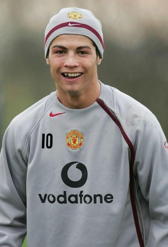 GREY MANCHESTER UNITED NIKE HALFZIP - 2000S - L/M