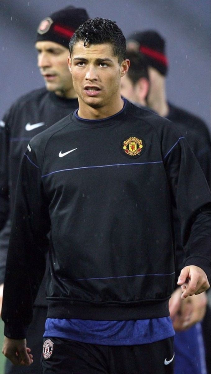 FADED BLACK MAN U NIKE SWEATER - 2000S - L