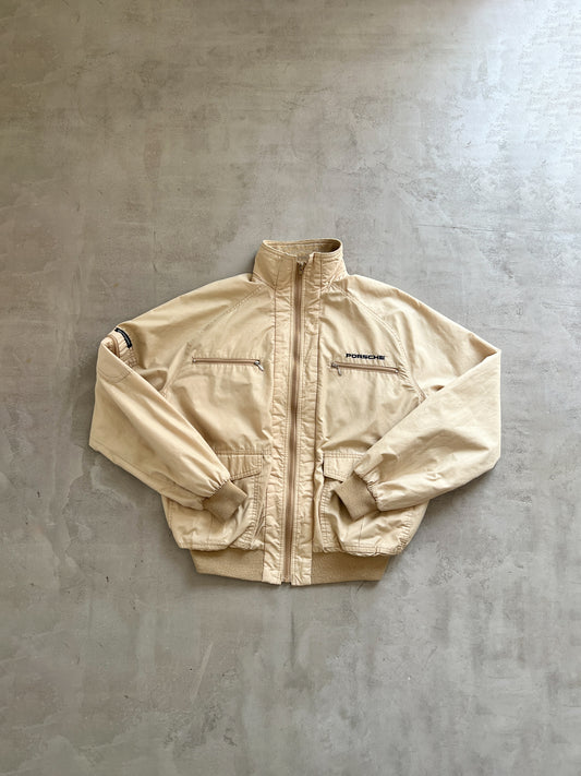CREME PORSCHE JACKET - 1990S - S