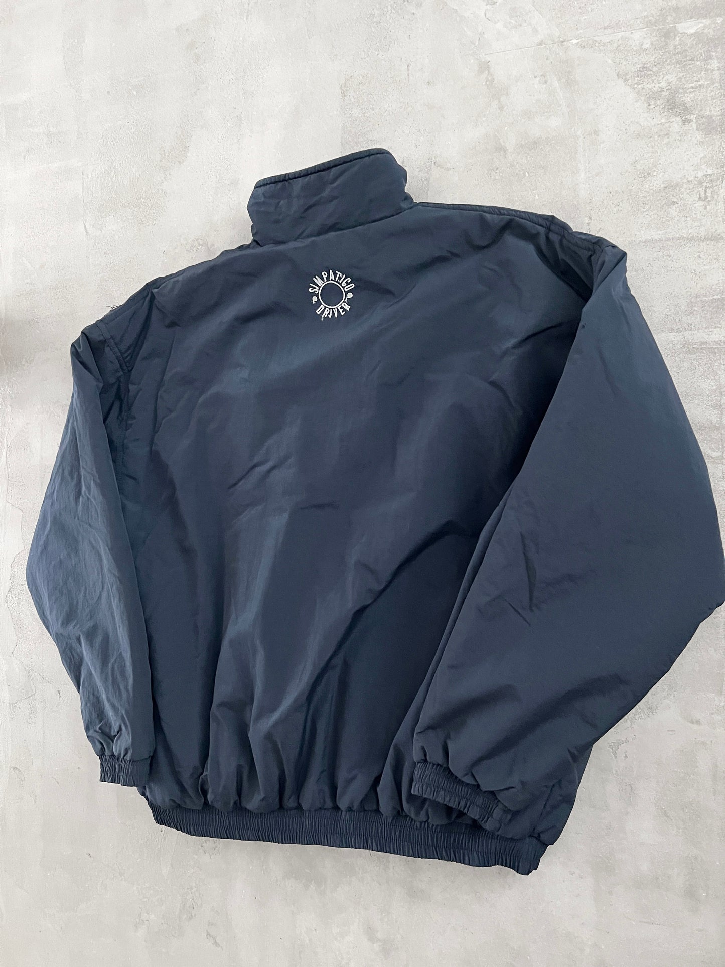 NAVY MERCEDES BENZ JACKET - 2000S - L