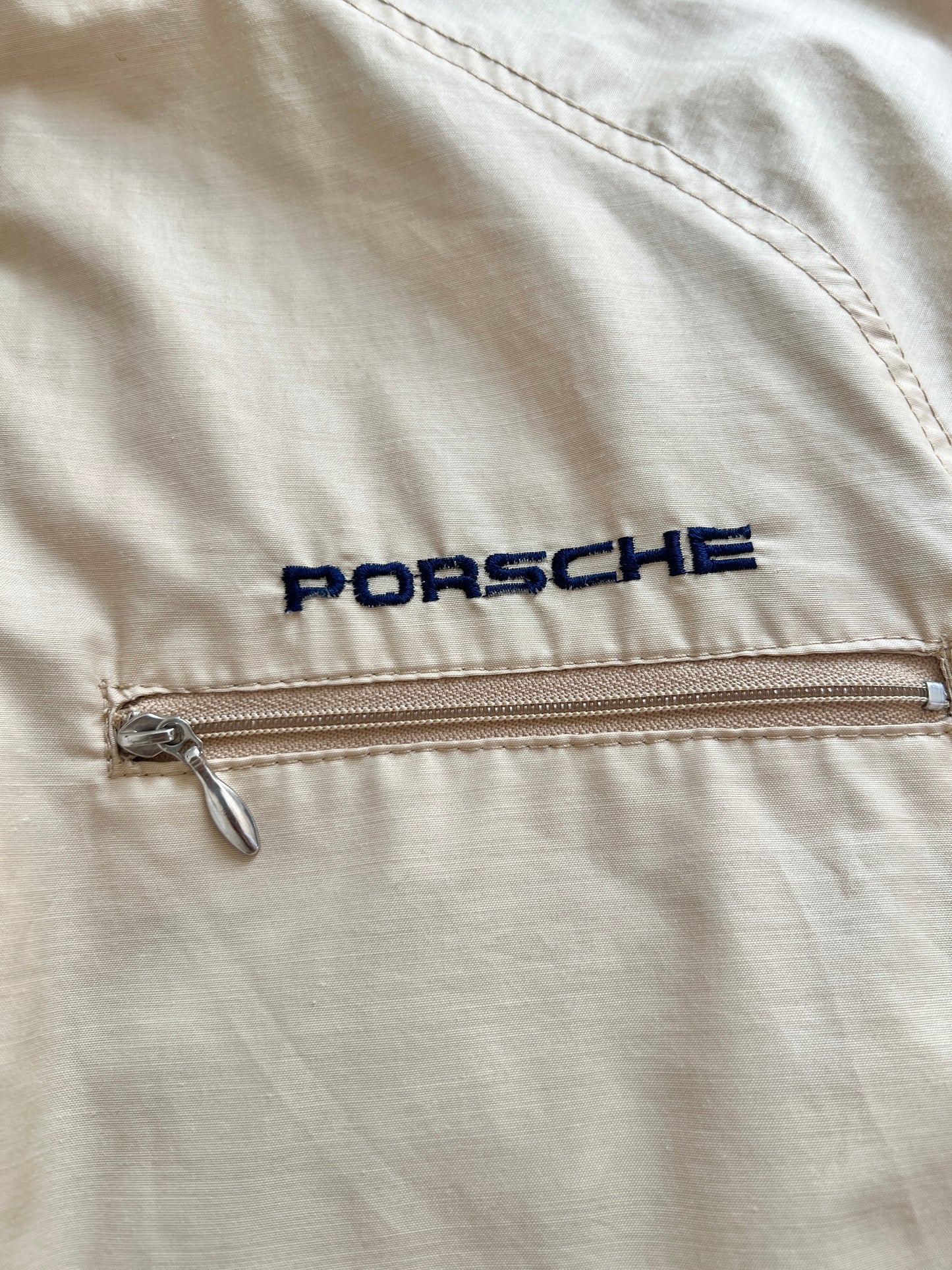 CREME PORSCHE JACKET - 1990S - S