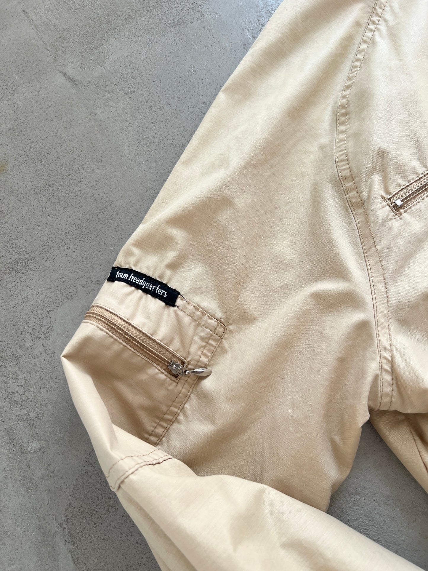 CREME PORSCHE JACKET - 1990S - S