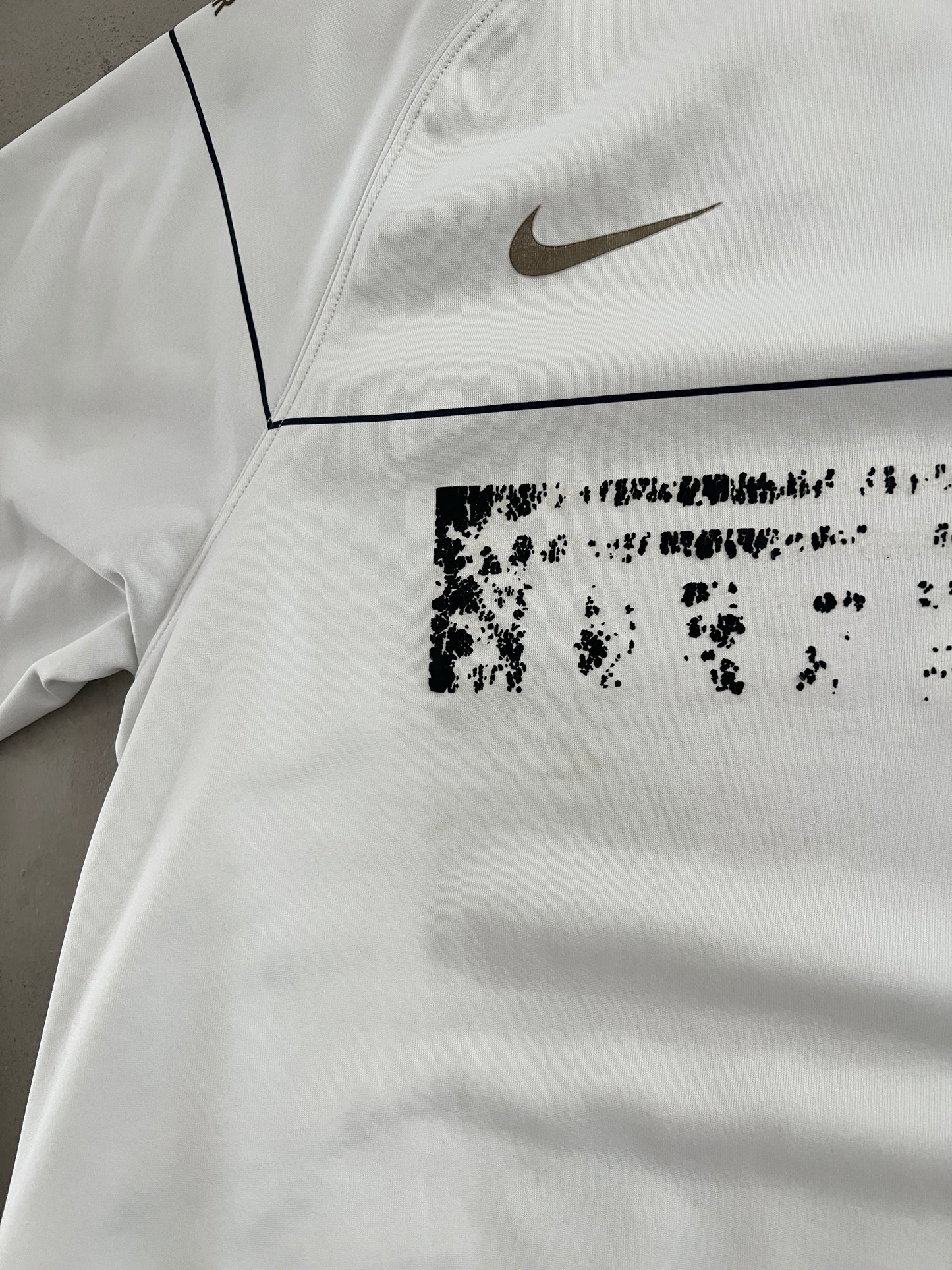 WHITE INTER MILAN NIKE SWEATER - 2000S - M