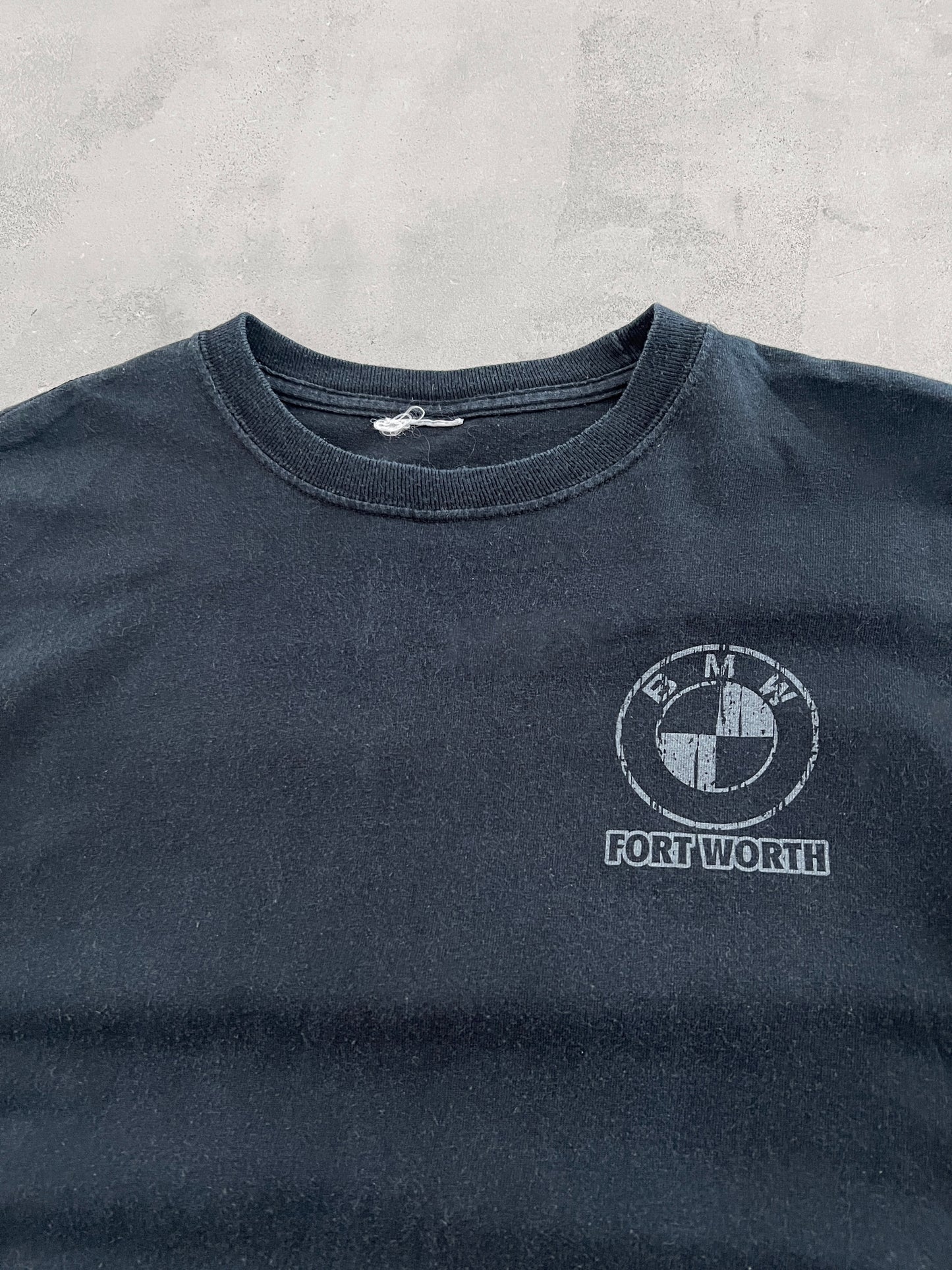 FADED BLACK BMW LONGSLEEVE - 2000S - S
